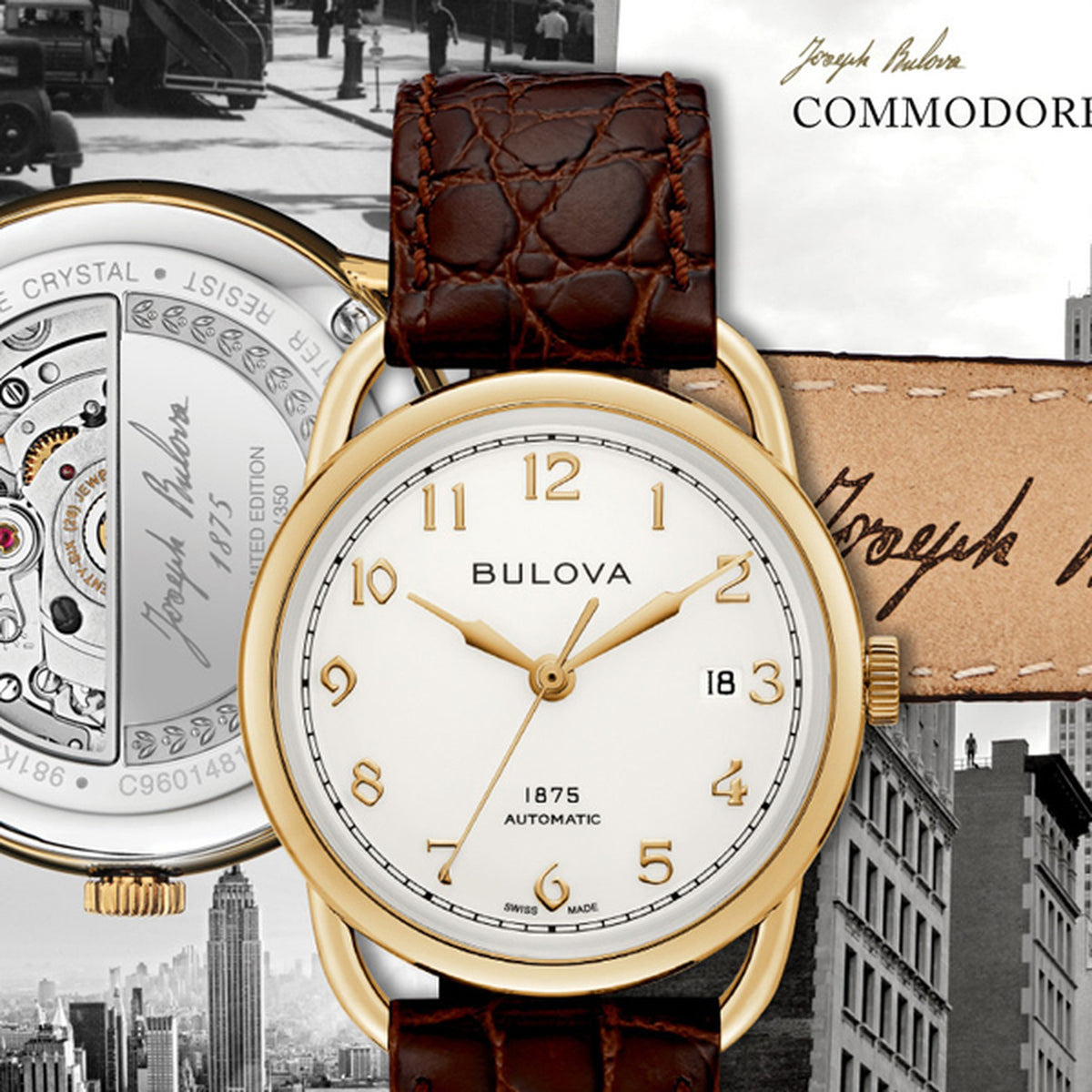 Bulova 97B189 Commodore Automatic Limited Edition 350 Pieces