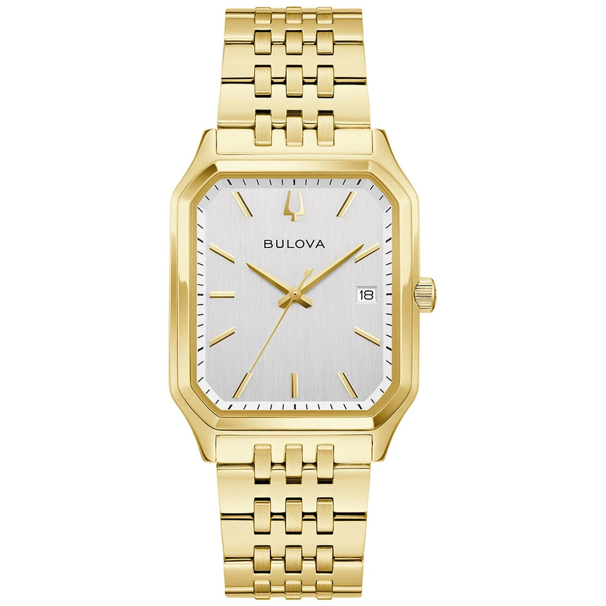 Bulova 97B236 We Are All Here Uhr 32mm Silberfarben Herren