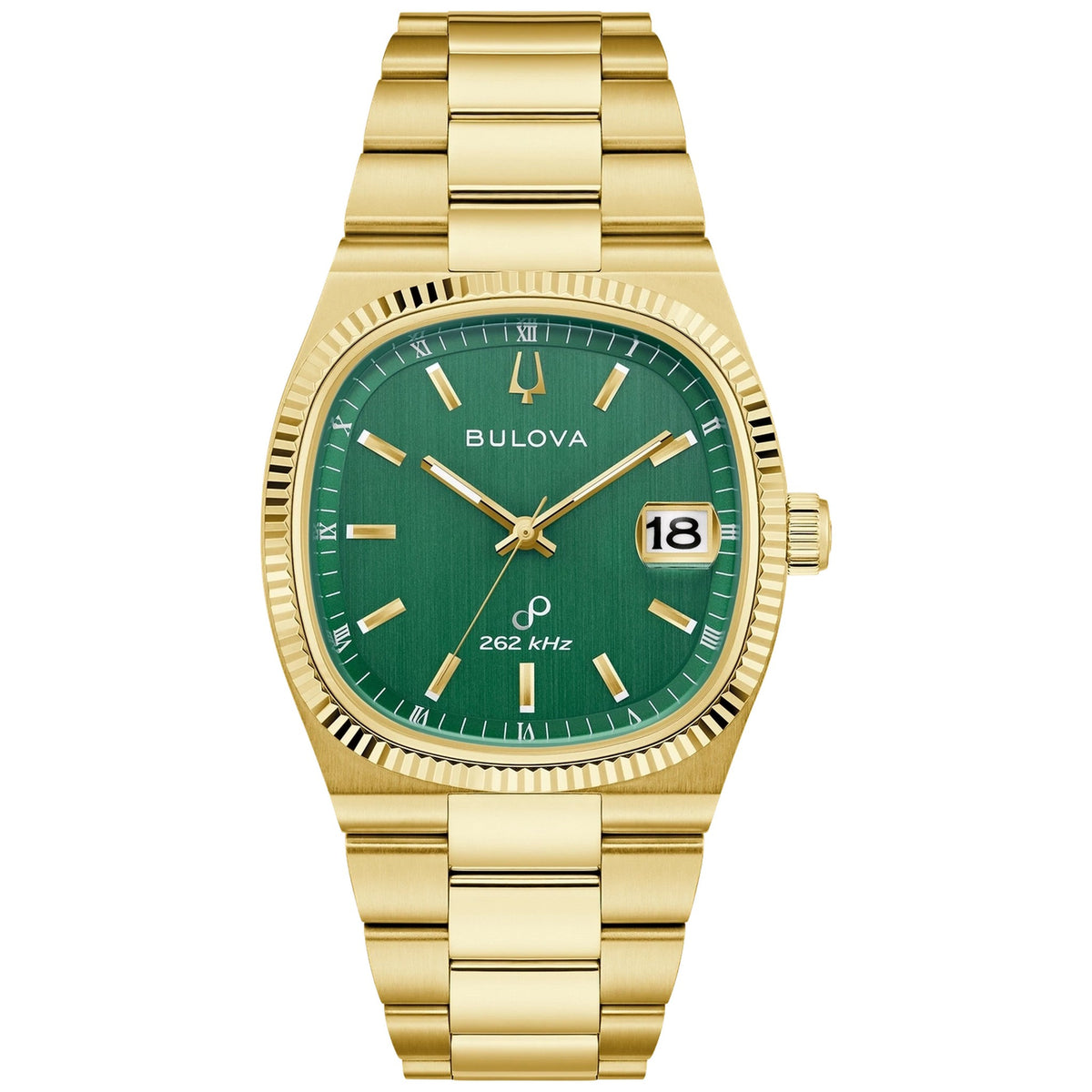 Montre Bulova 97B237 Super Seville 38mm Vert Homme