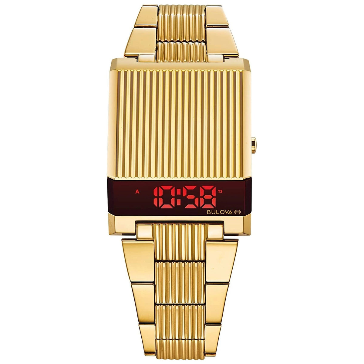 Montre Bulova 97C110 Computron GMT 31.1x40.3mm Rouge Homme