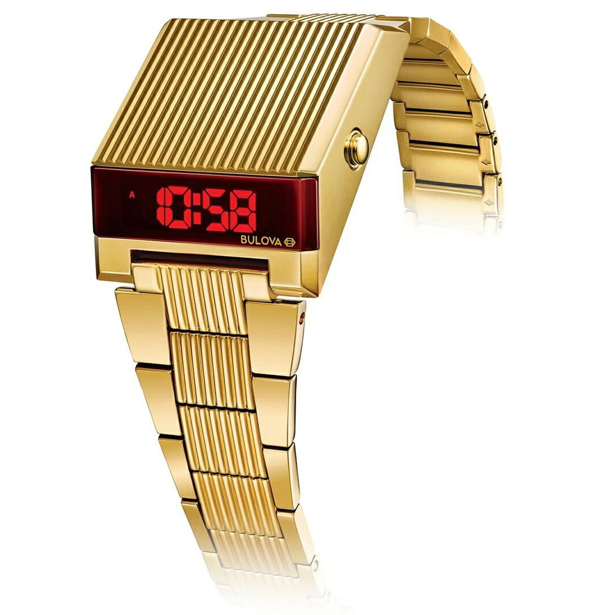 Montre Bulova 97C110 Computron GMT 31.1x40.3mm Rouge Homme