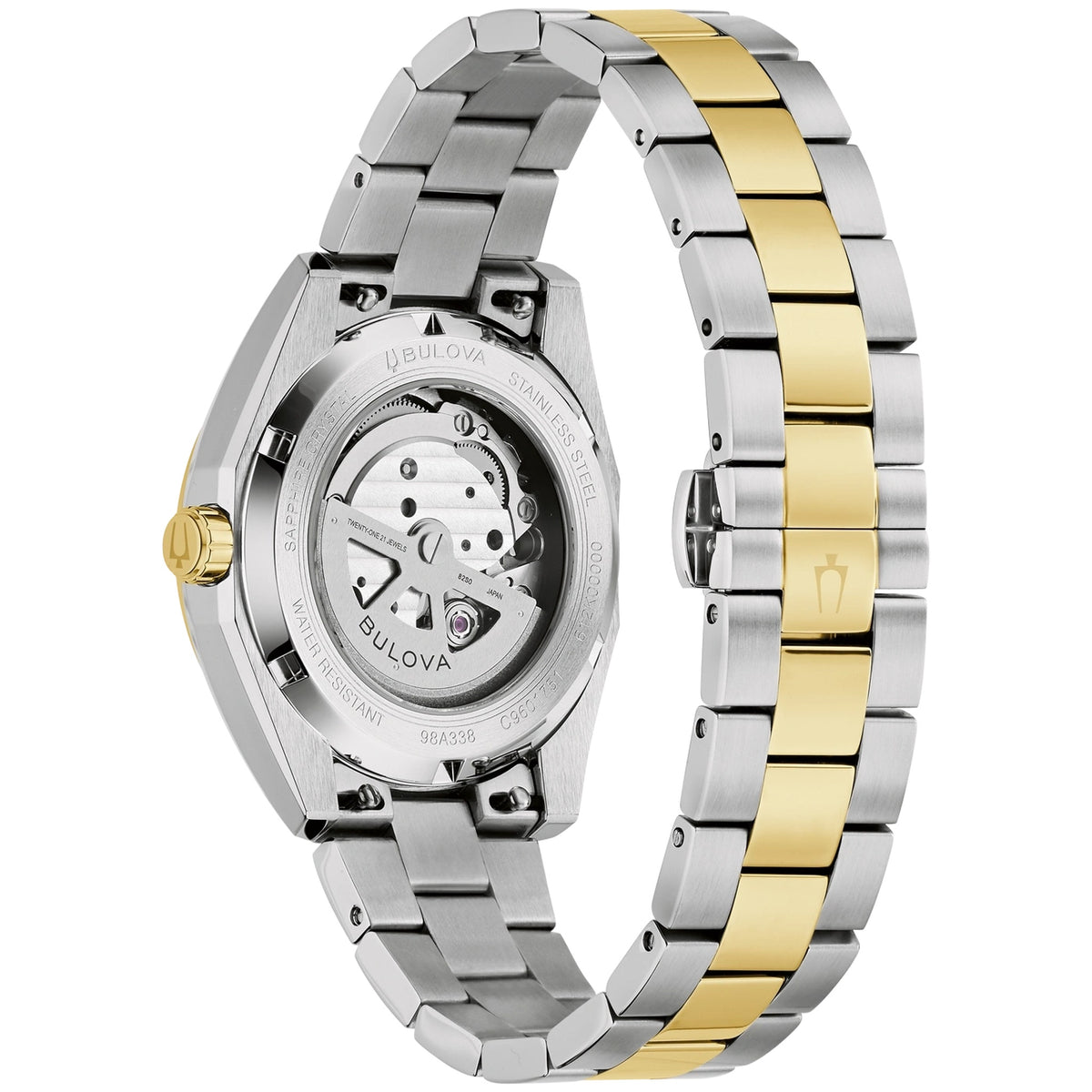 Montre Bulova 98A338 Surveyor Automatique 39mm Vert Homme