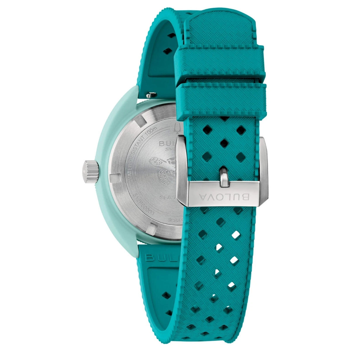 Montre Bulova 98B446 Snorkel 41mm Céramique hybride Caoutchouc Marron Homme
