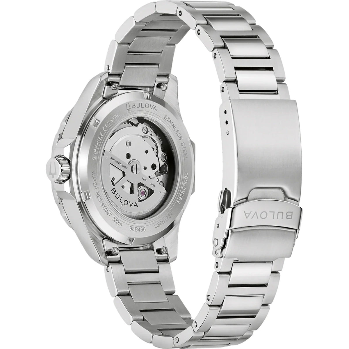 Bulova 98B466 Marine Star Series B Automatic 41mm Green Men's Watch