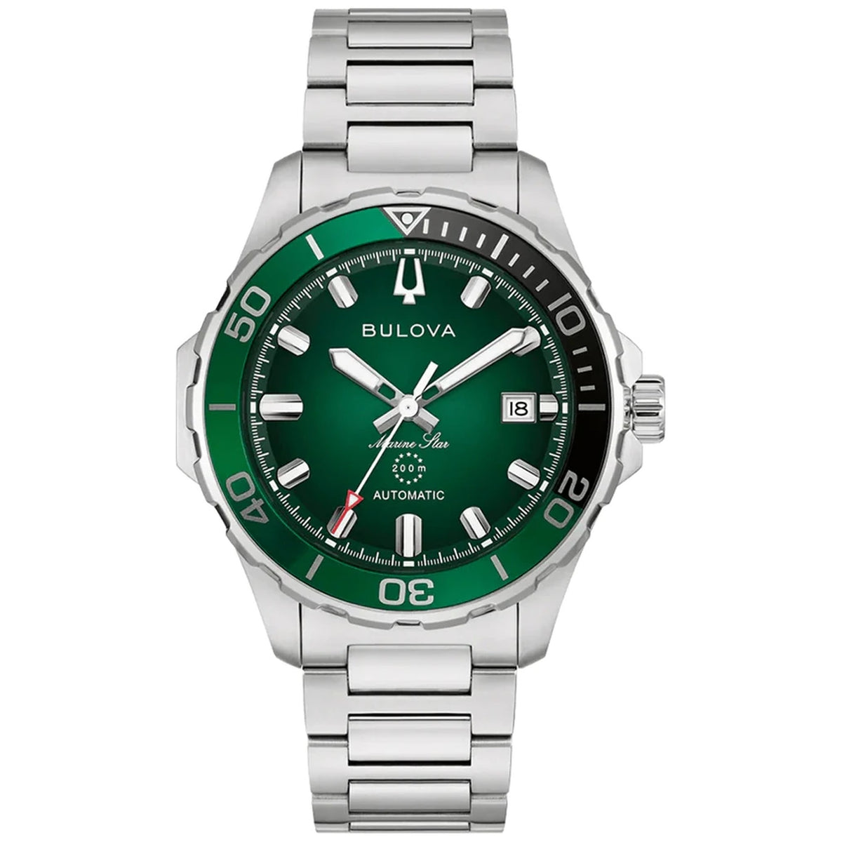 Bulova 98B471 Marine Star Series B Automatikuhr 41mm Grün Herren