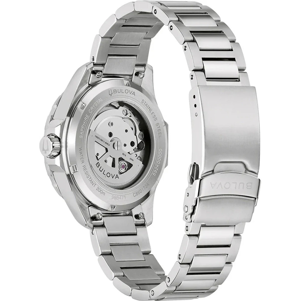 Bulova 98B471 Marine Star Series B Automatikuhr 41mm Grün Herren