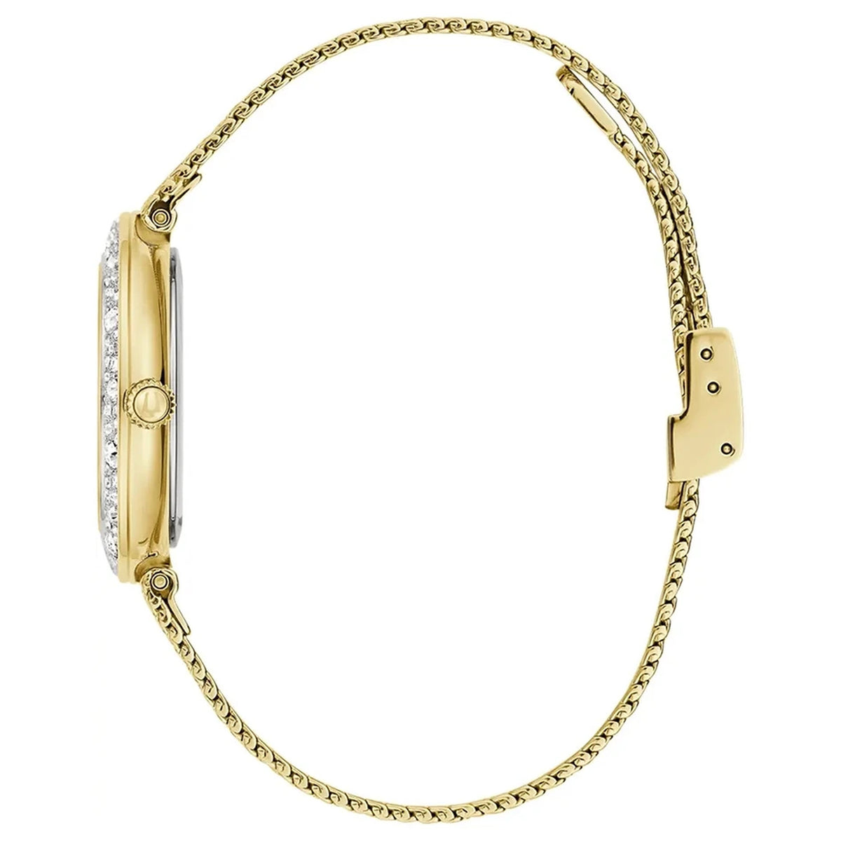 Bulova 98L321 Diamant-Uhr 32 mm Damen Goldfarben