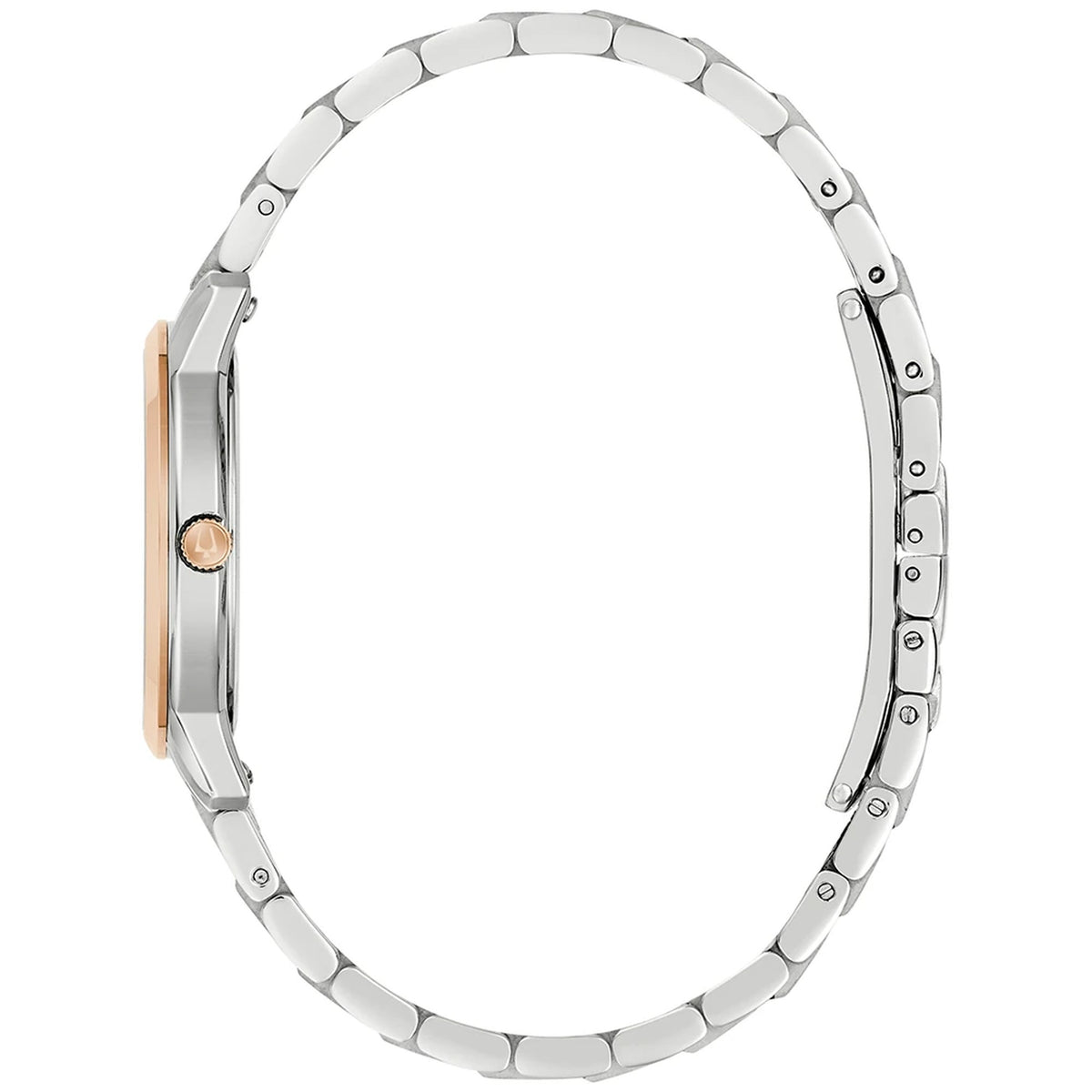 Bulova 98M140 Sutton 31mm Damenuhr Silberfarben