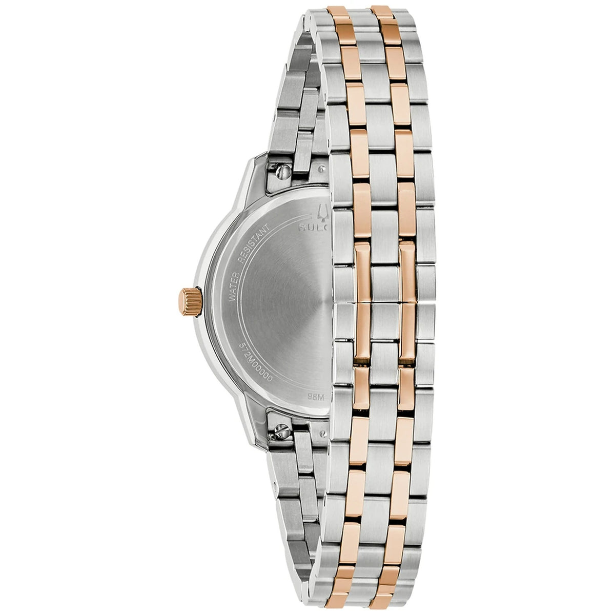 Bulova 98M140 Sutton 31mm Damenuhr Silberfarben