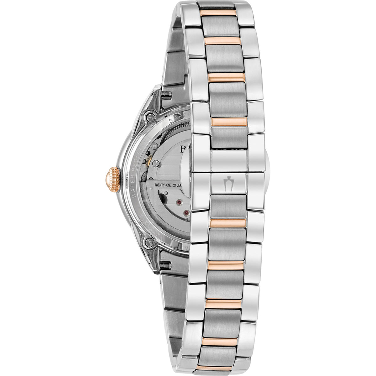Bulova 98P170 Sutton Diamond Automatic 34mm Mother-of-Pearl Women's Watch