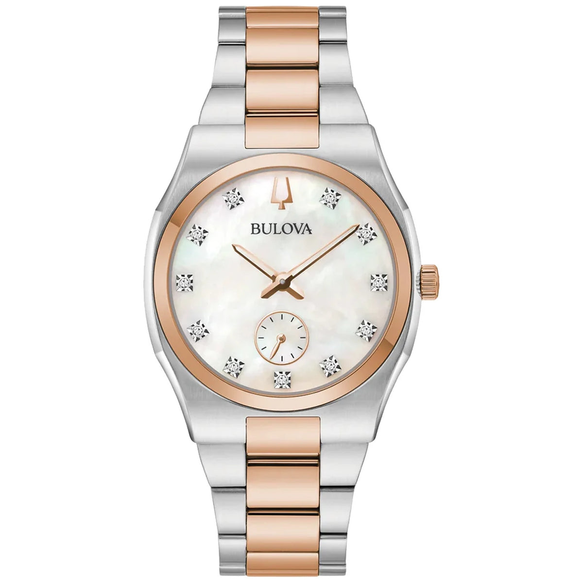 Montre Bulova 98P221 Surveyor Diamants 34mm Nacré Femme