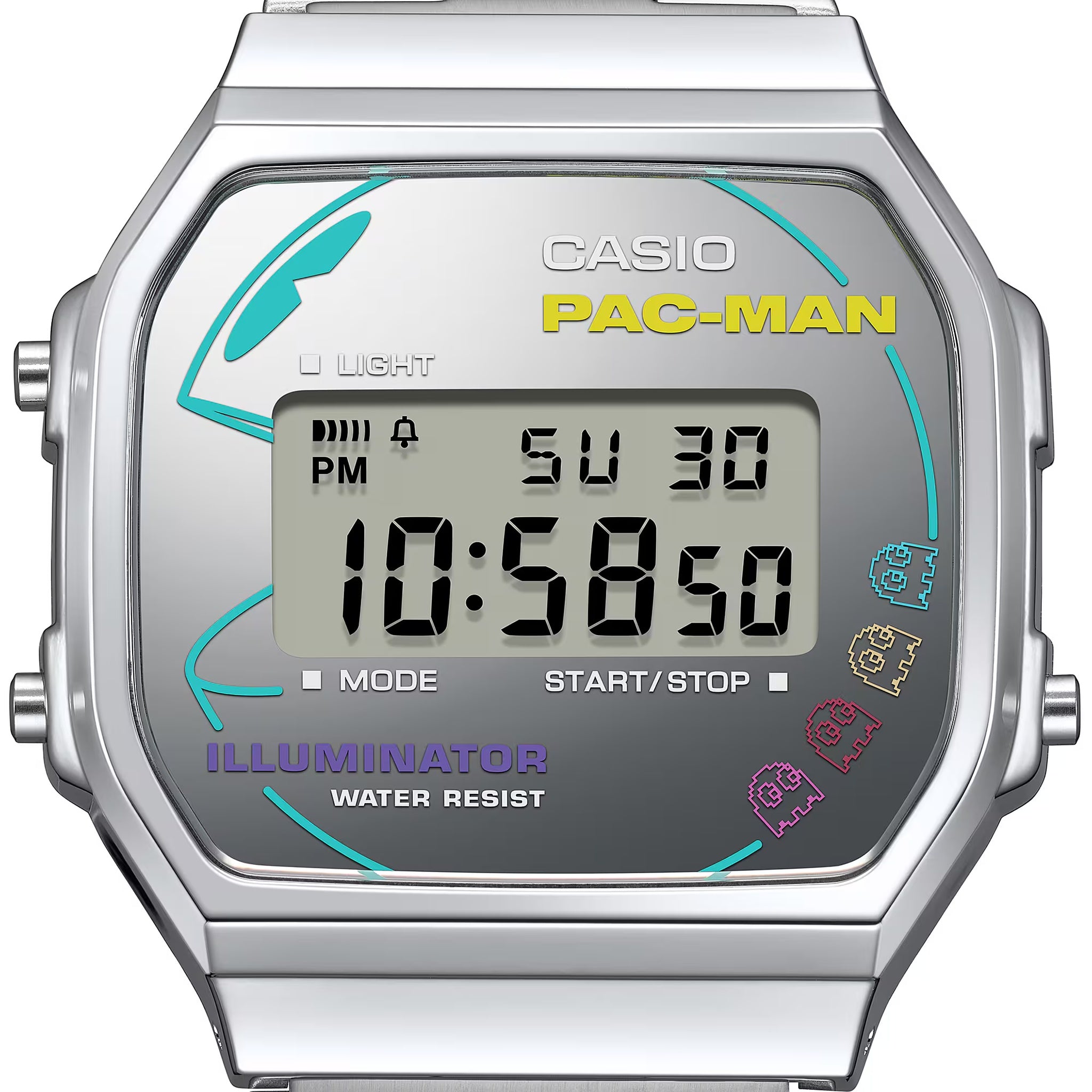 Casio Vintage Unisex Watch A168WEPC-7A Quartz Digital Silver