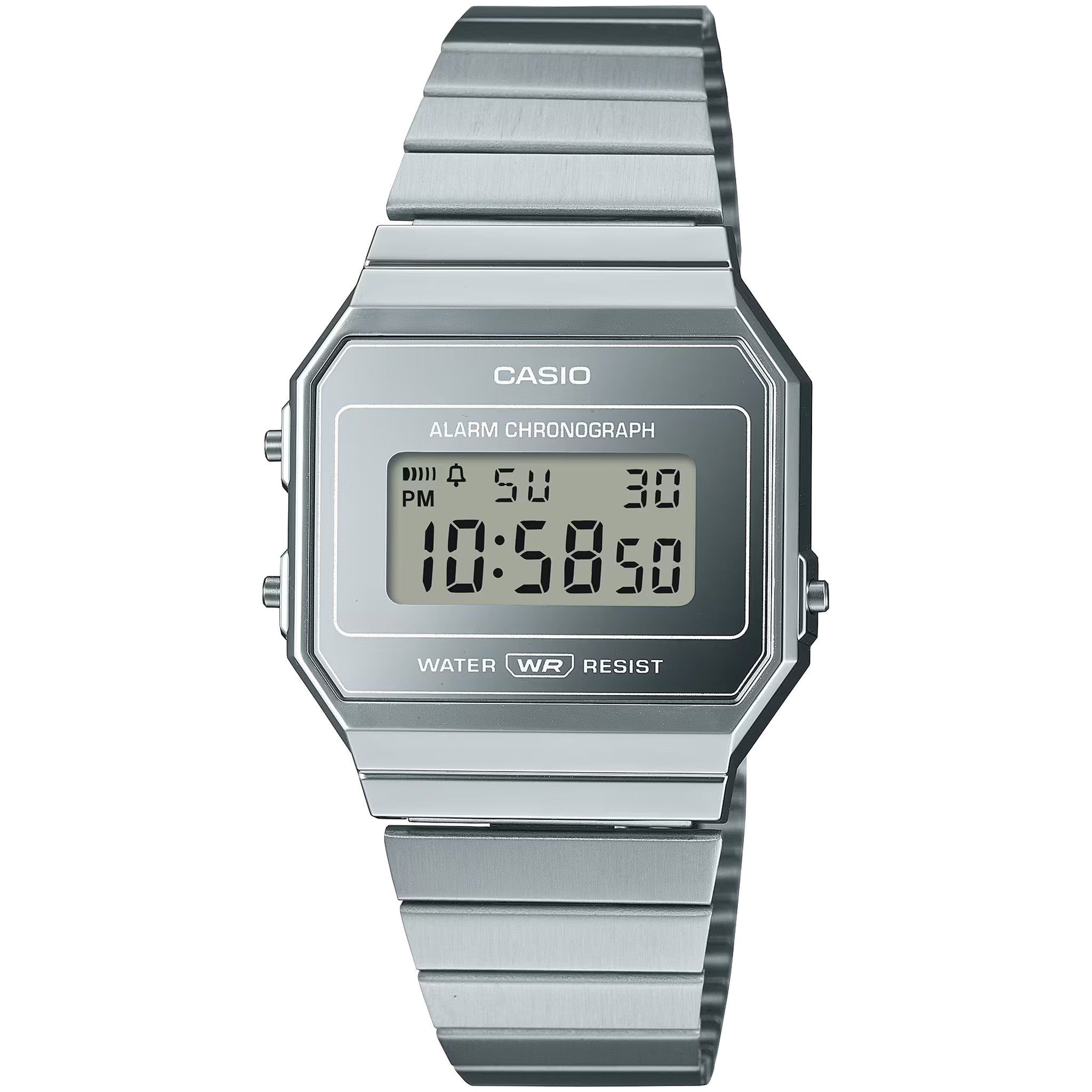 Casio Unisex Vintage Watch A700WEV-7A Quartz Digital Silver