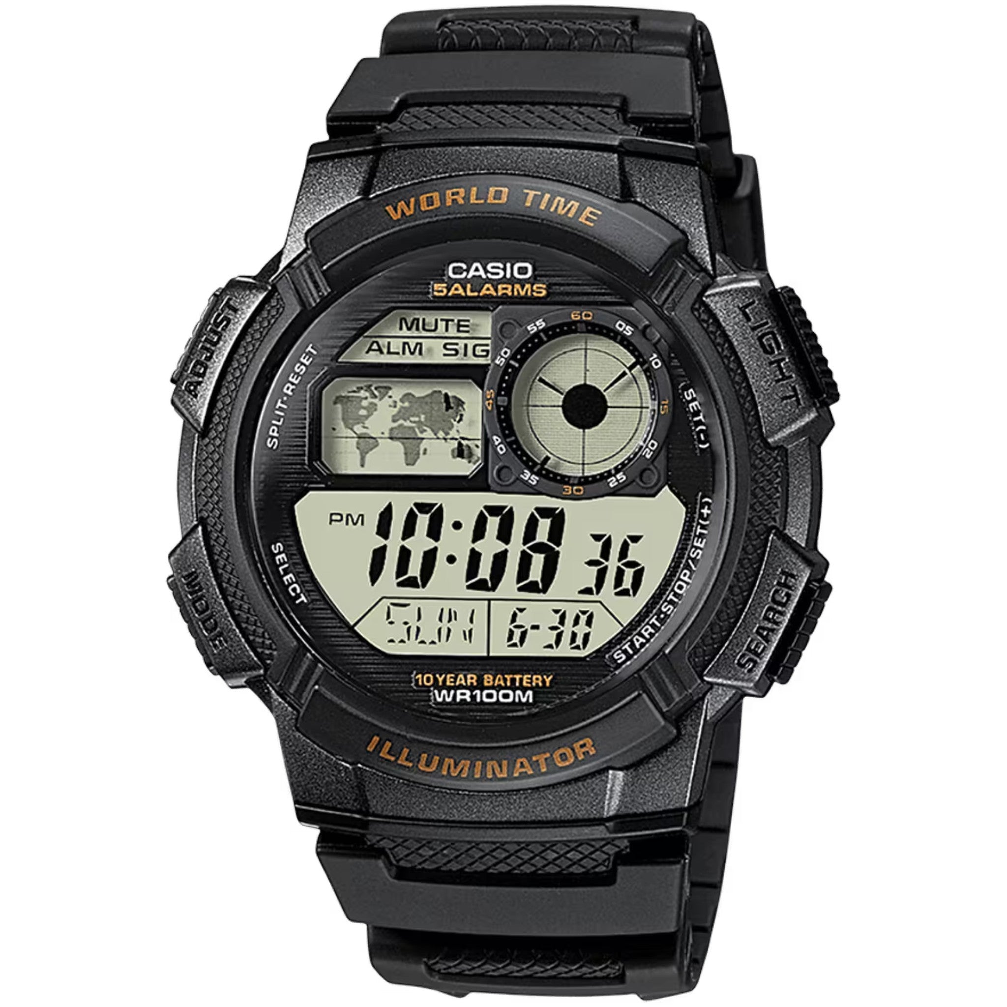Montre Casio Homme AE-1000W-1A Quartz Digitale Noir