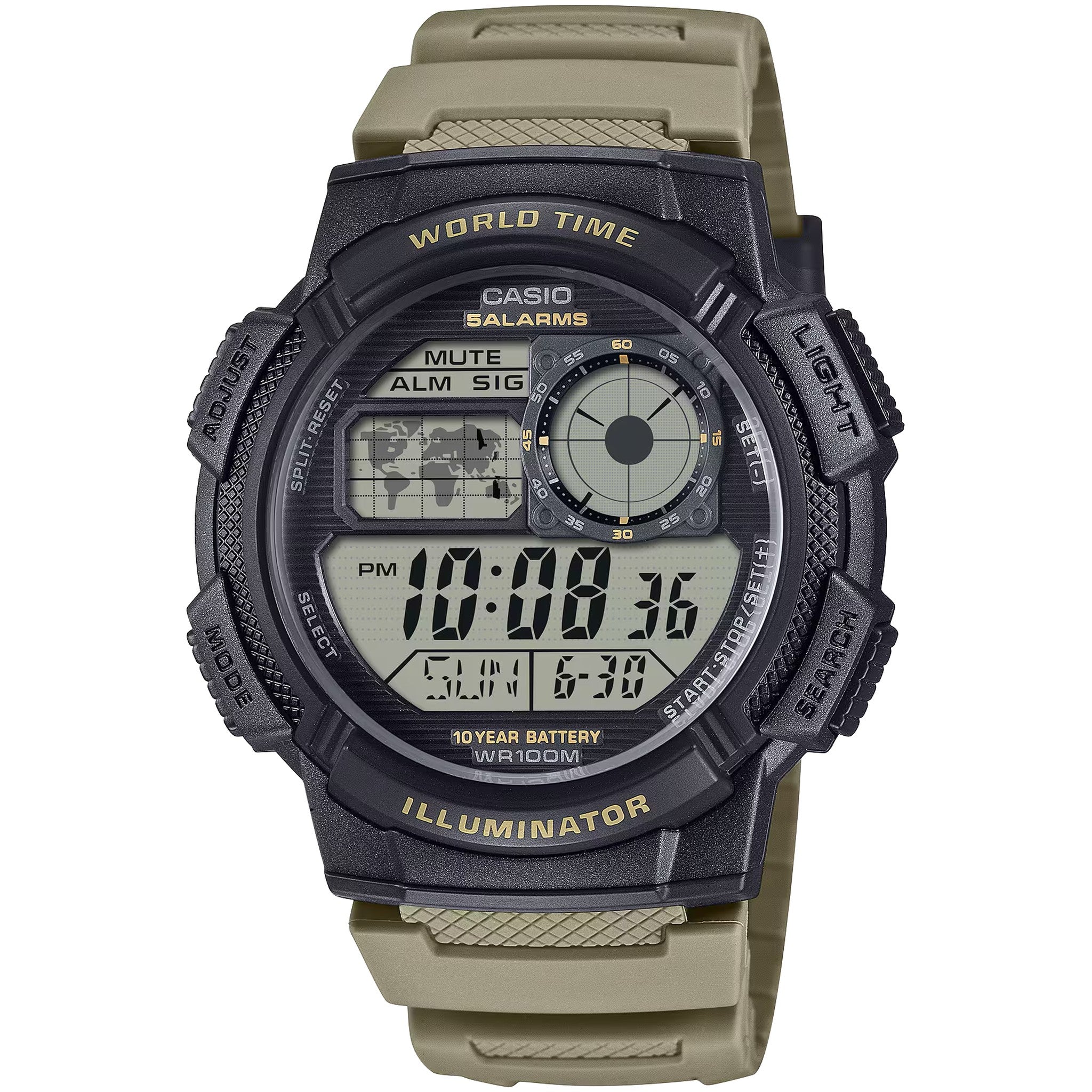 Montre Casio Homme AE-1000W-5A Quartz Digitale Noir