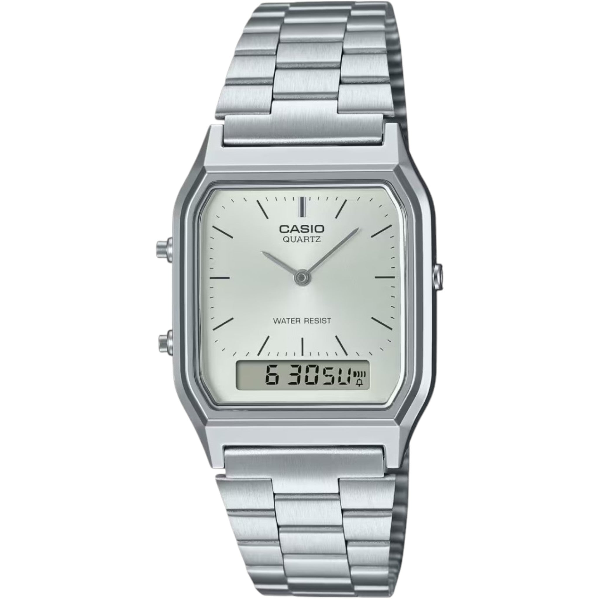 Montre Casio Vintage Mixte AQ-230A-7A Argenté