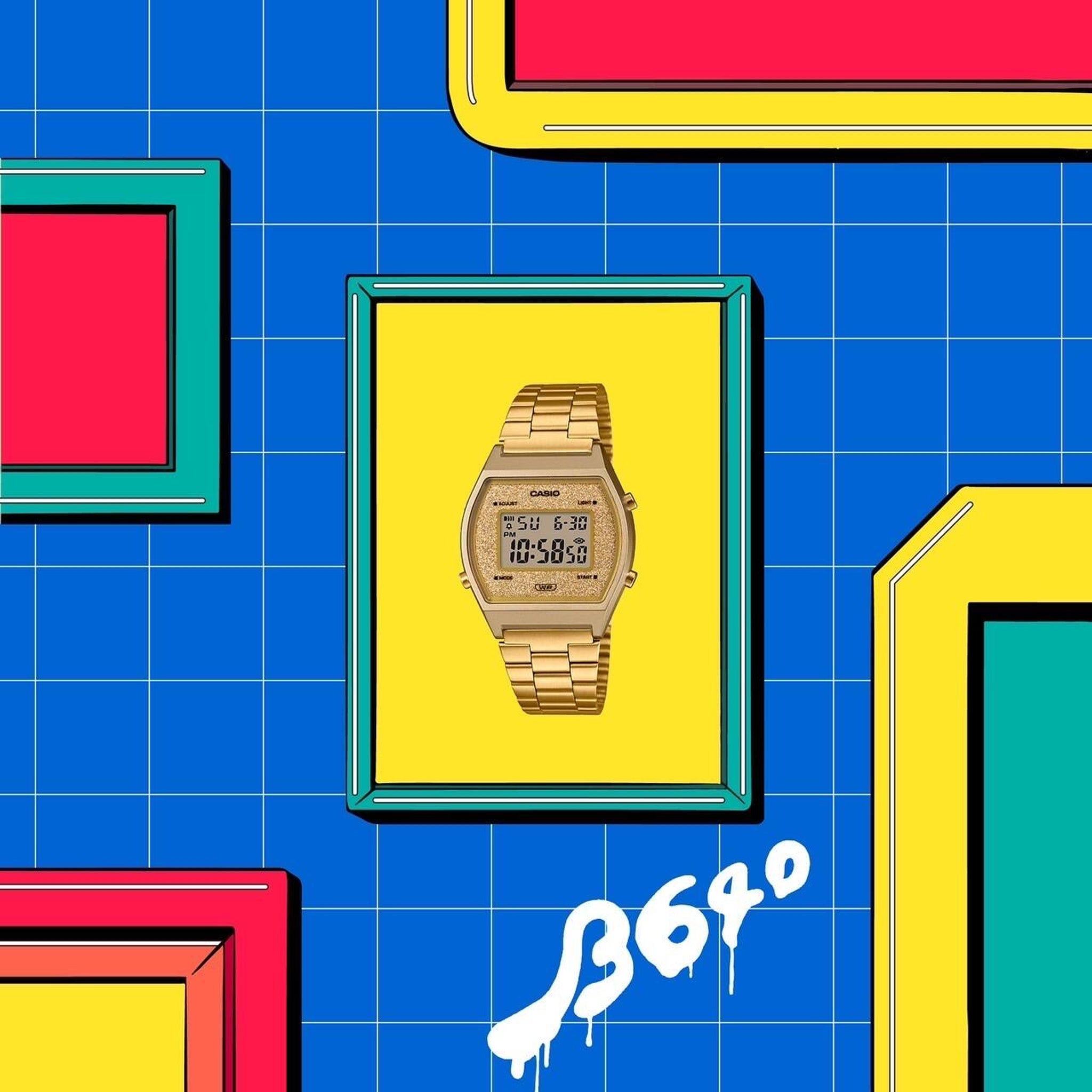 Casio Vintage Unisex Watch B640WGG-9D Quartz Digital Gold