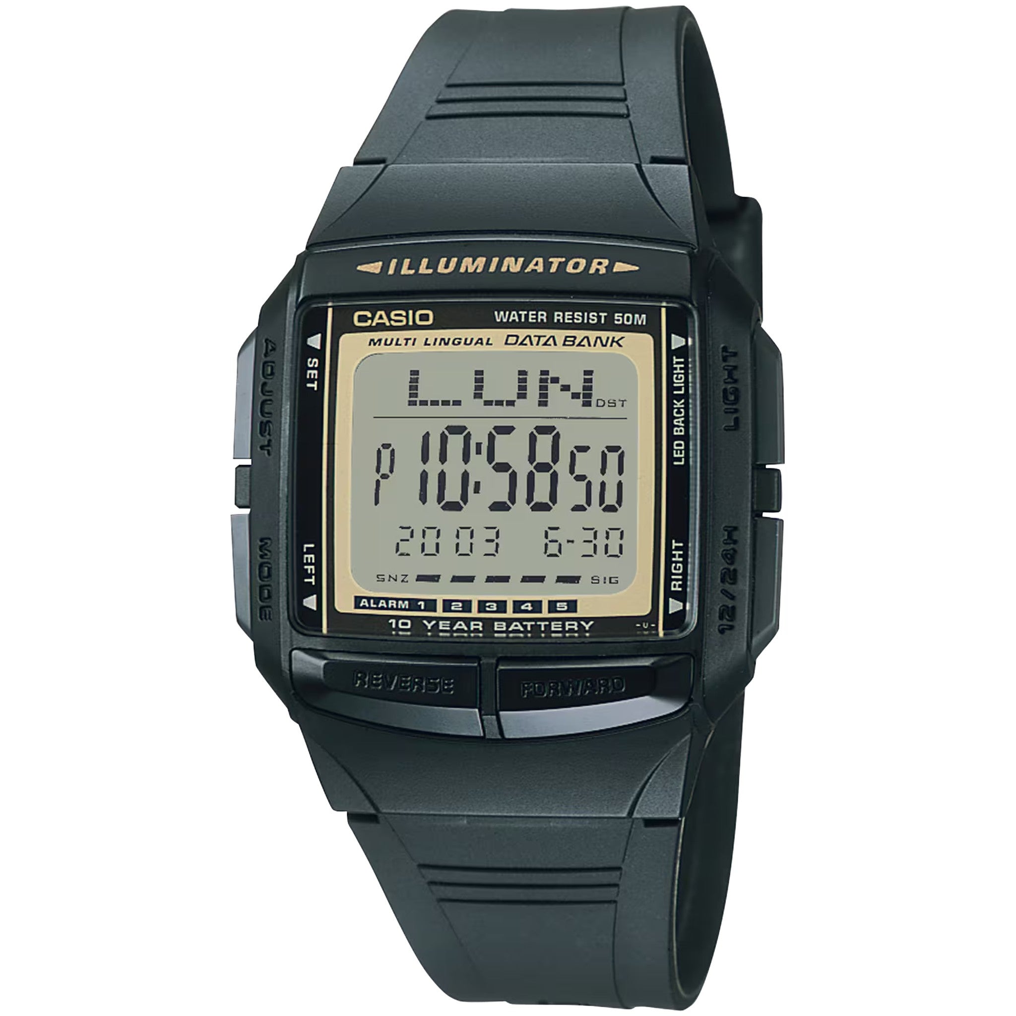 Montre Casio Homme DB-36-9A Quartz Digitale Noir