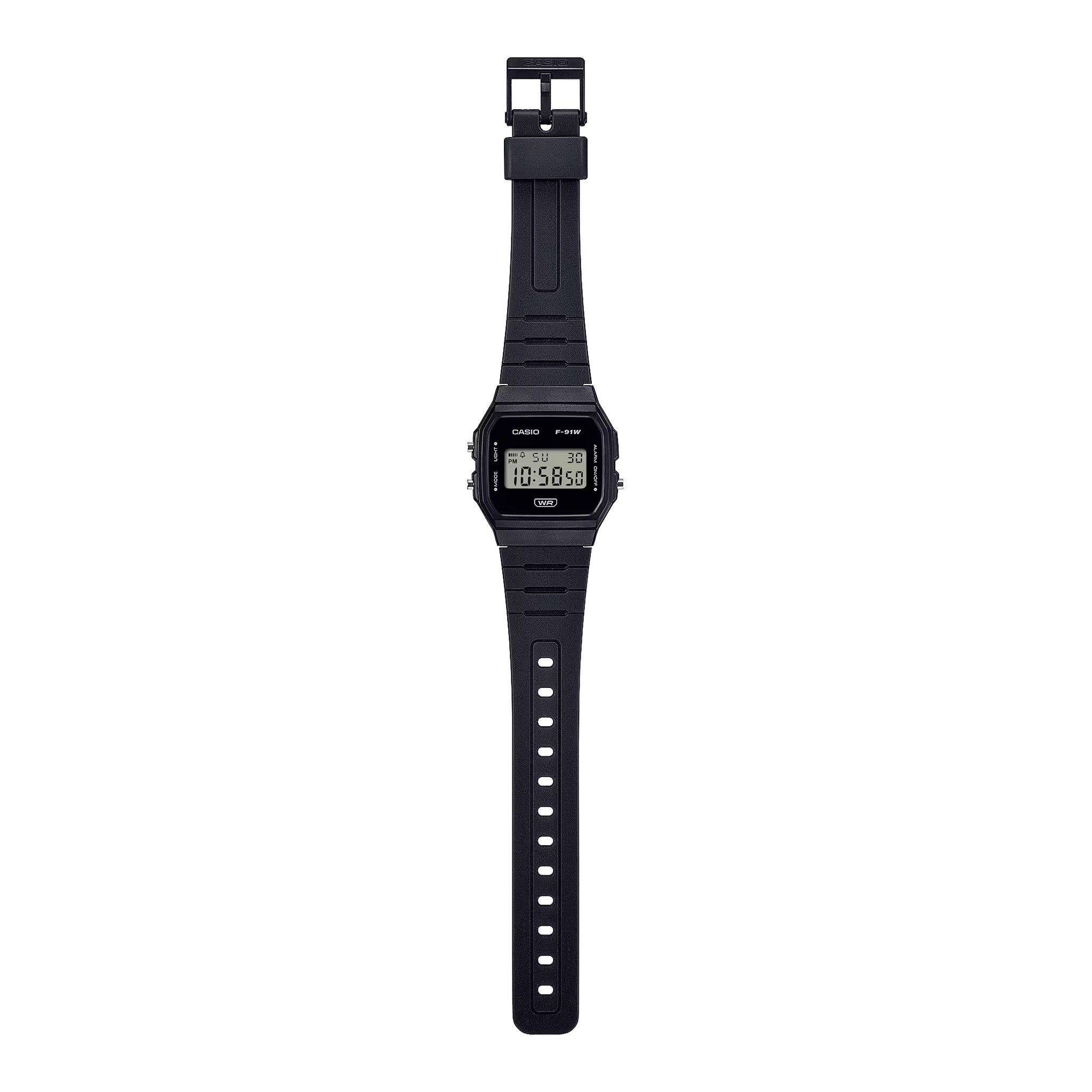Casio Unisex Watch F-91WB-1A Quartz Digital Black