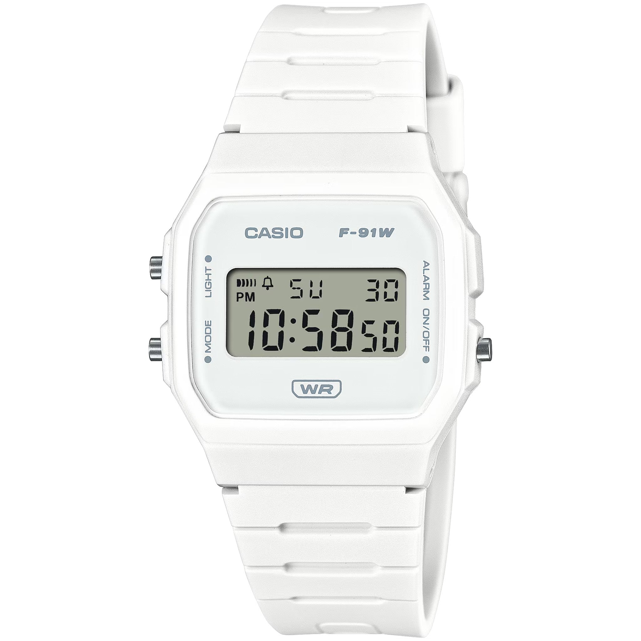 Casio Unisex Watch F-91WB-7A Quartz Digital White