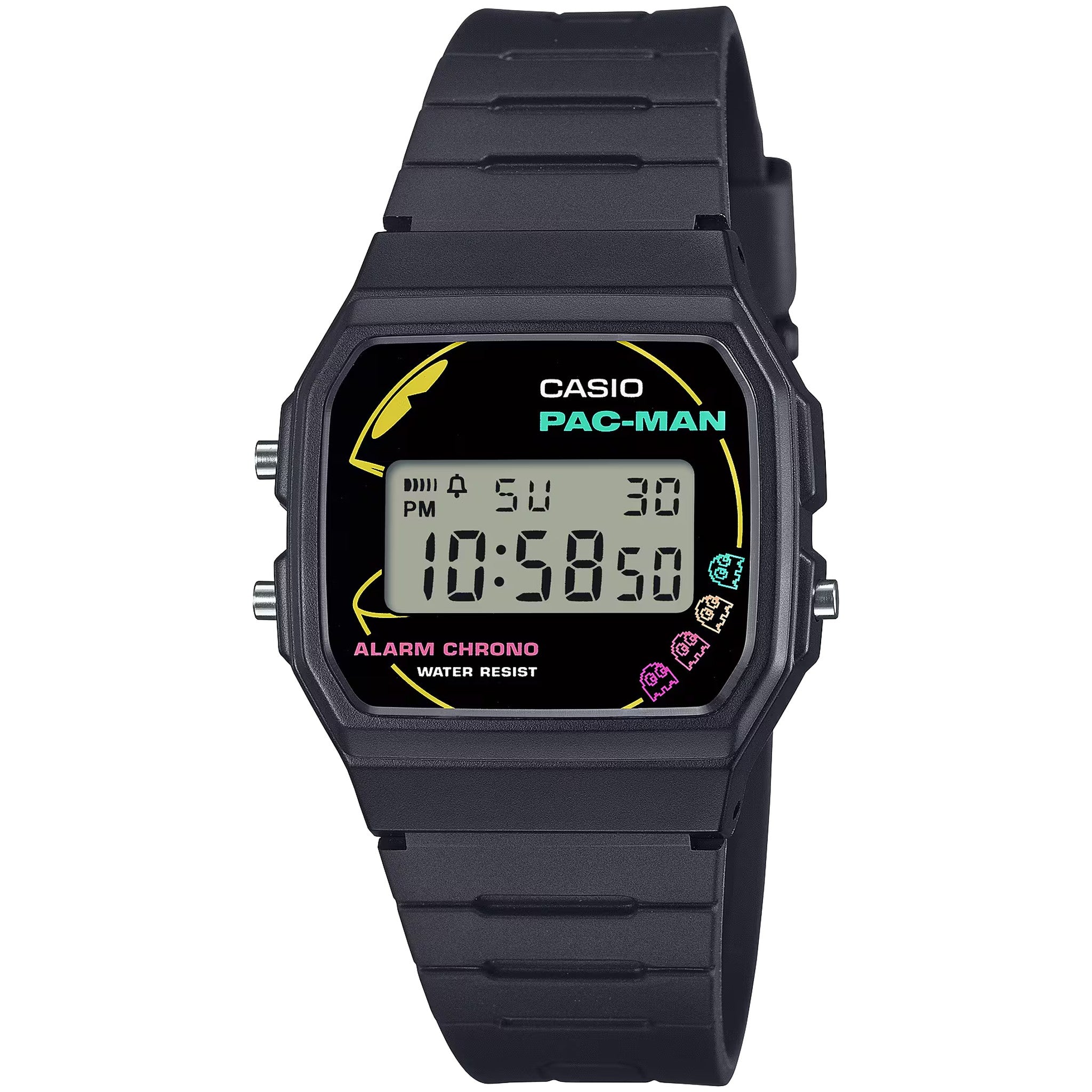 Montre Casio Mixte F-91WPC-1A Quartz Digitale Noir Multicolore