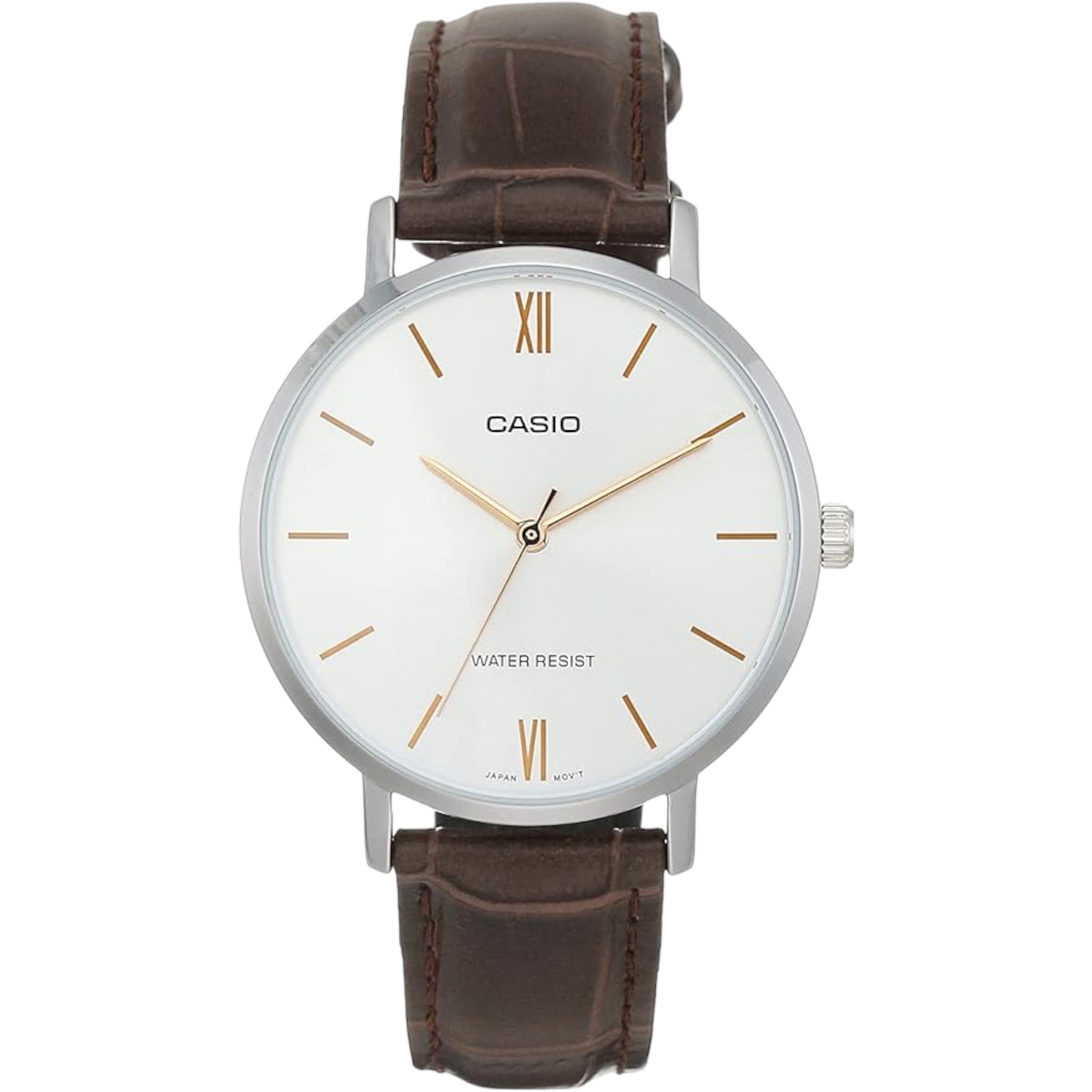 Casio Women's Watch LTP-VT01L-7B2 leather strap