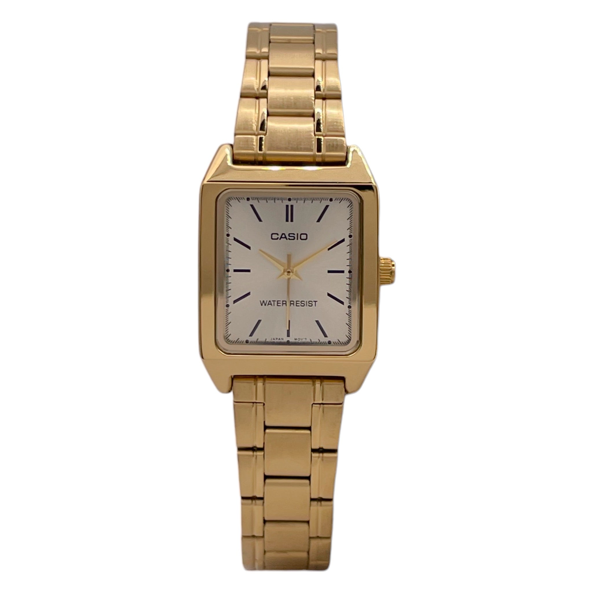 Casio Tank Women's Watch LTP-V007G-9E Gold