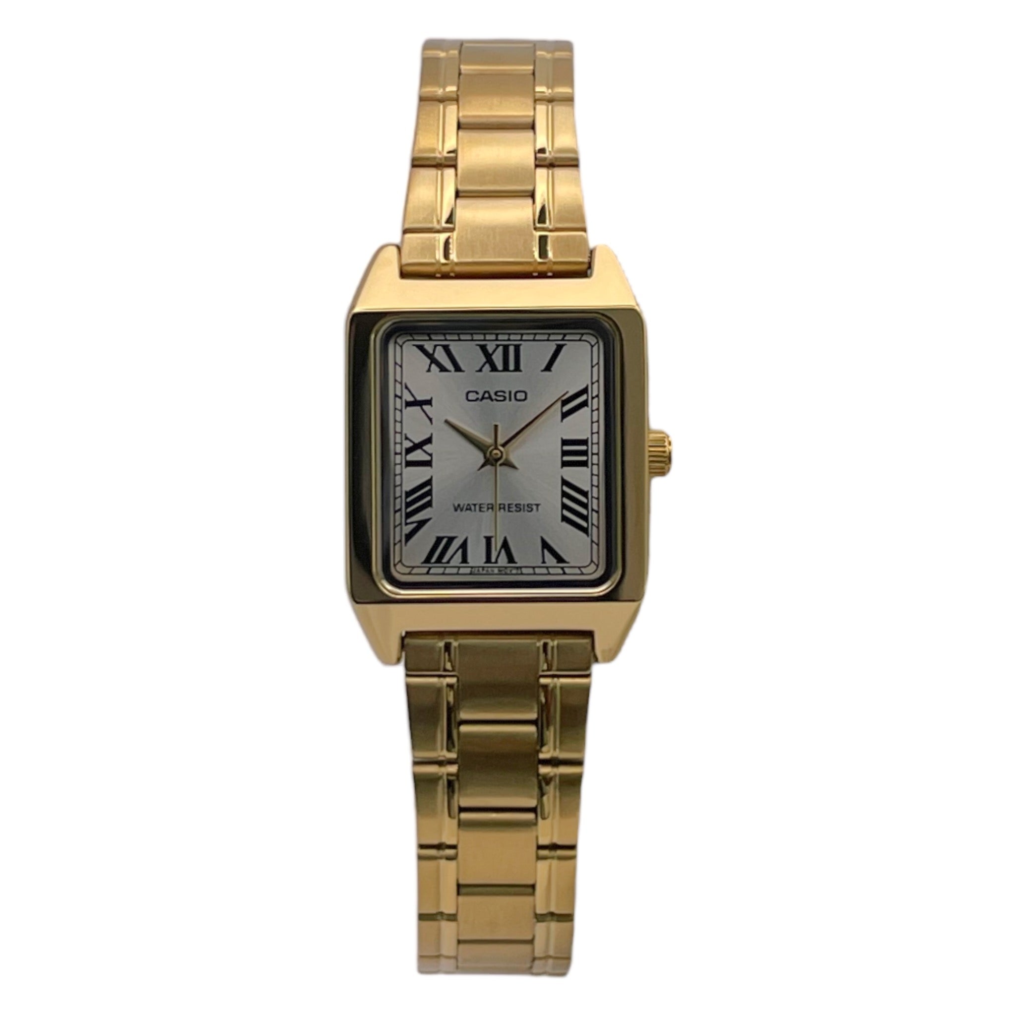 Montre Casio Tank Femme Roman Dial LTP V007G 9B Dor