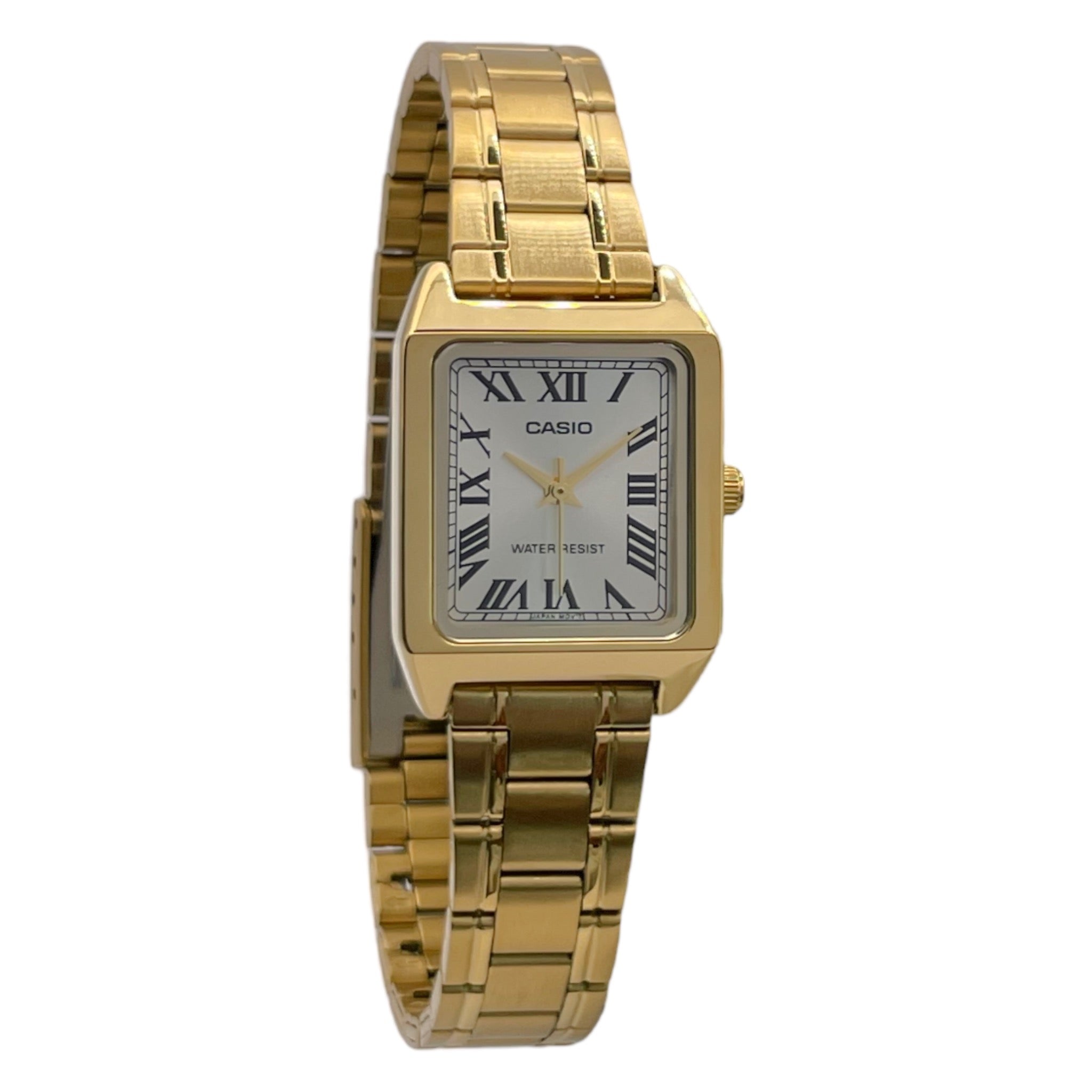 Casio Vintage Standard Women's Roman Dial LTP-V007G-9B Gold Watch