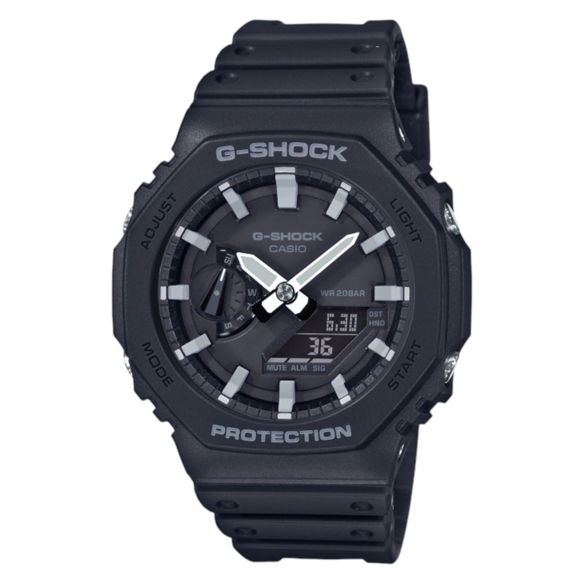 Casio G Shock GA 2100 1AER Schwarze Uhr