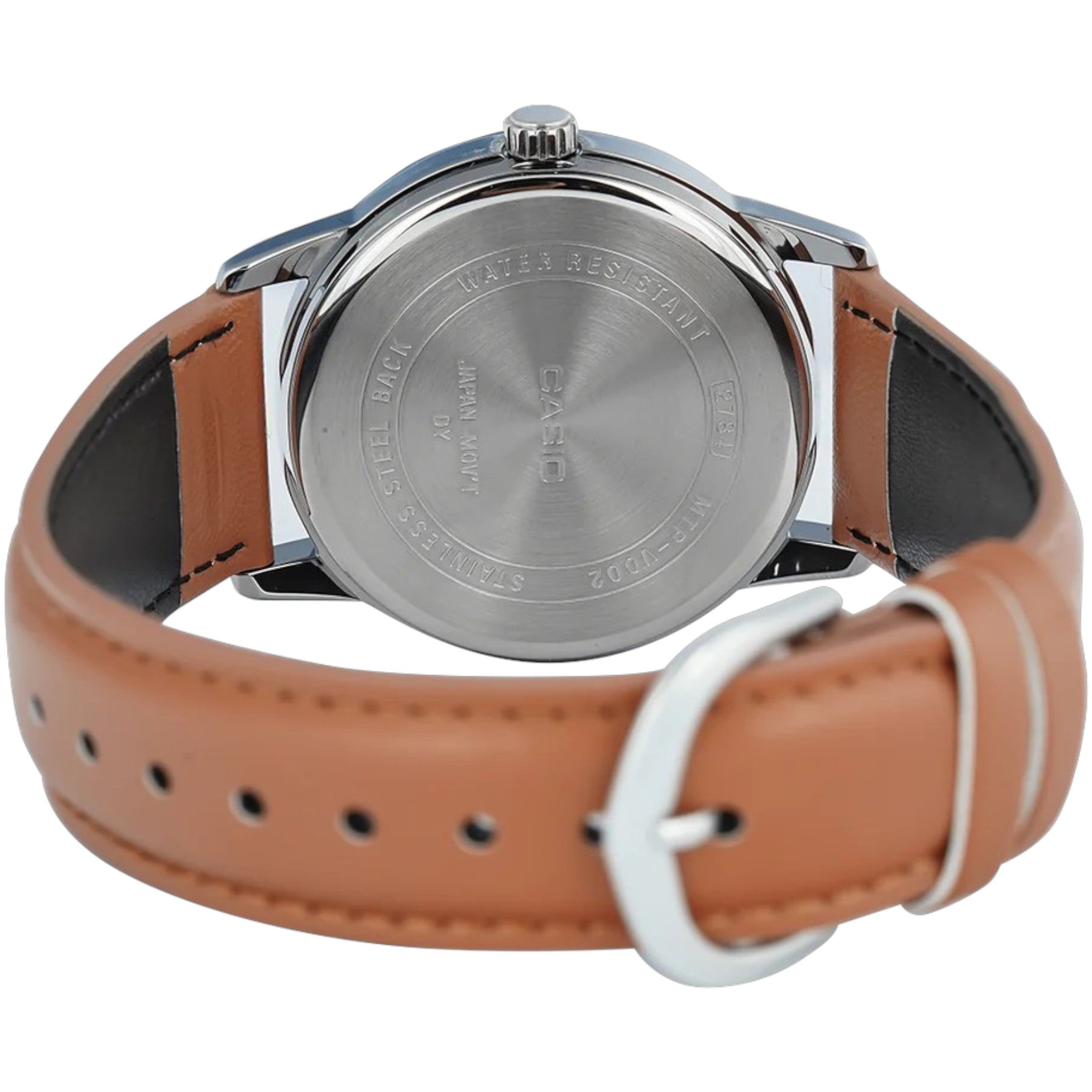 Casio Herrenuhr MTP-V002L-5B3 Braun