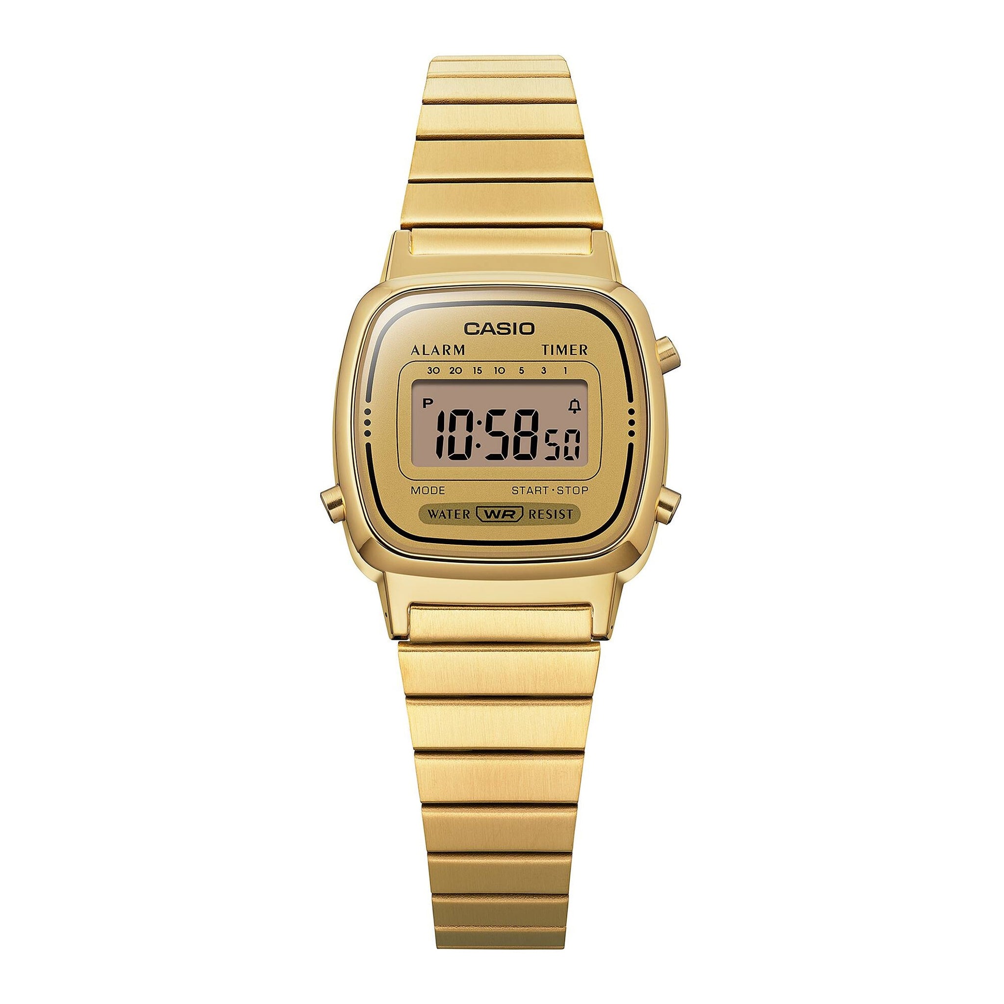 Casio Women's Vintage Watch LA670WGA-9D Quartz Digital Gold