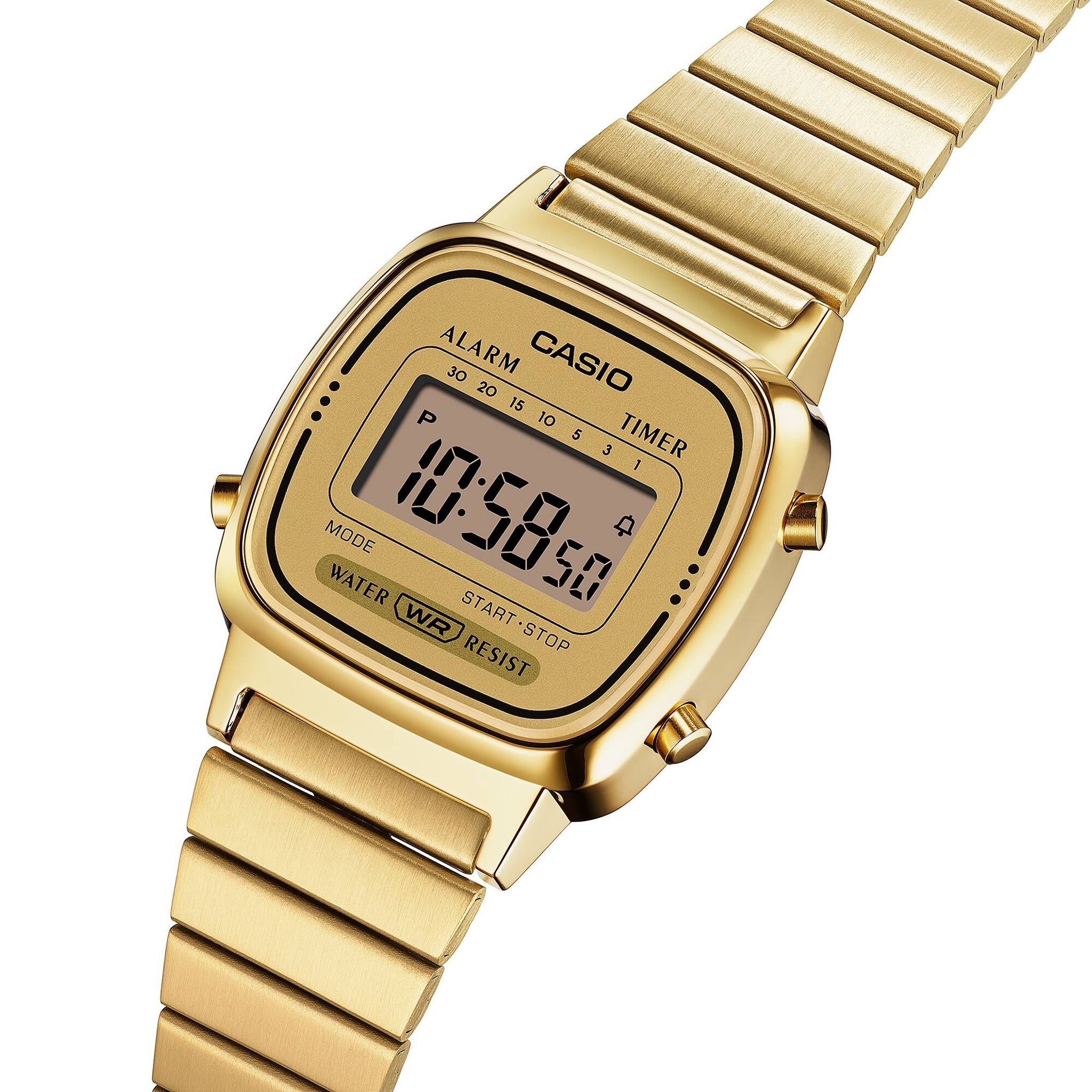 Casio Women's Vintage Watch LA670WGA-9D Quartz Digital Gold