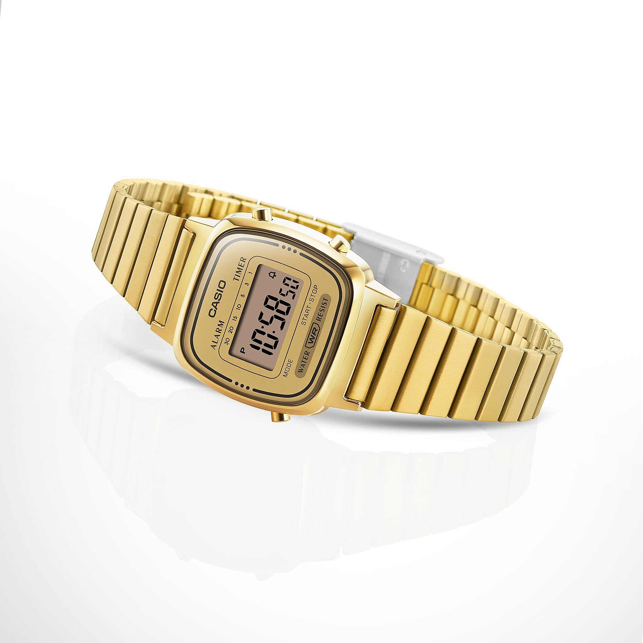 Casio Women's Vintage Watch LA670WGA-9D Quartz Digital Gold