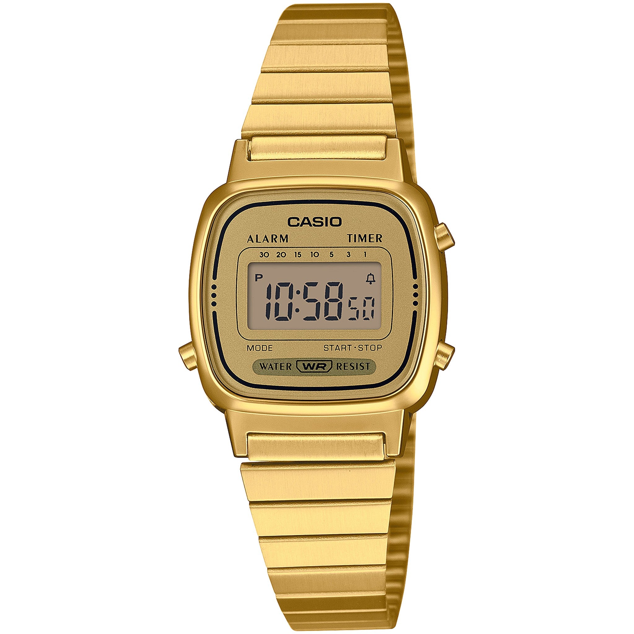 Casio Women's Vintage Watch LA670WGA-9D Quartz Digital Gold