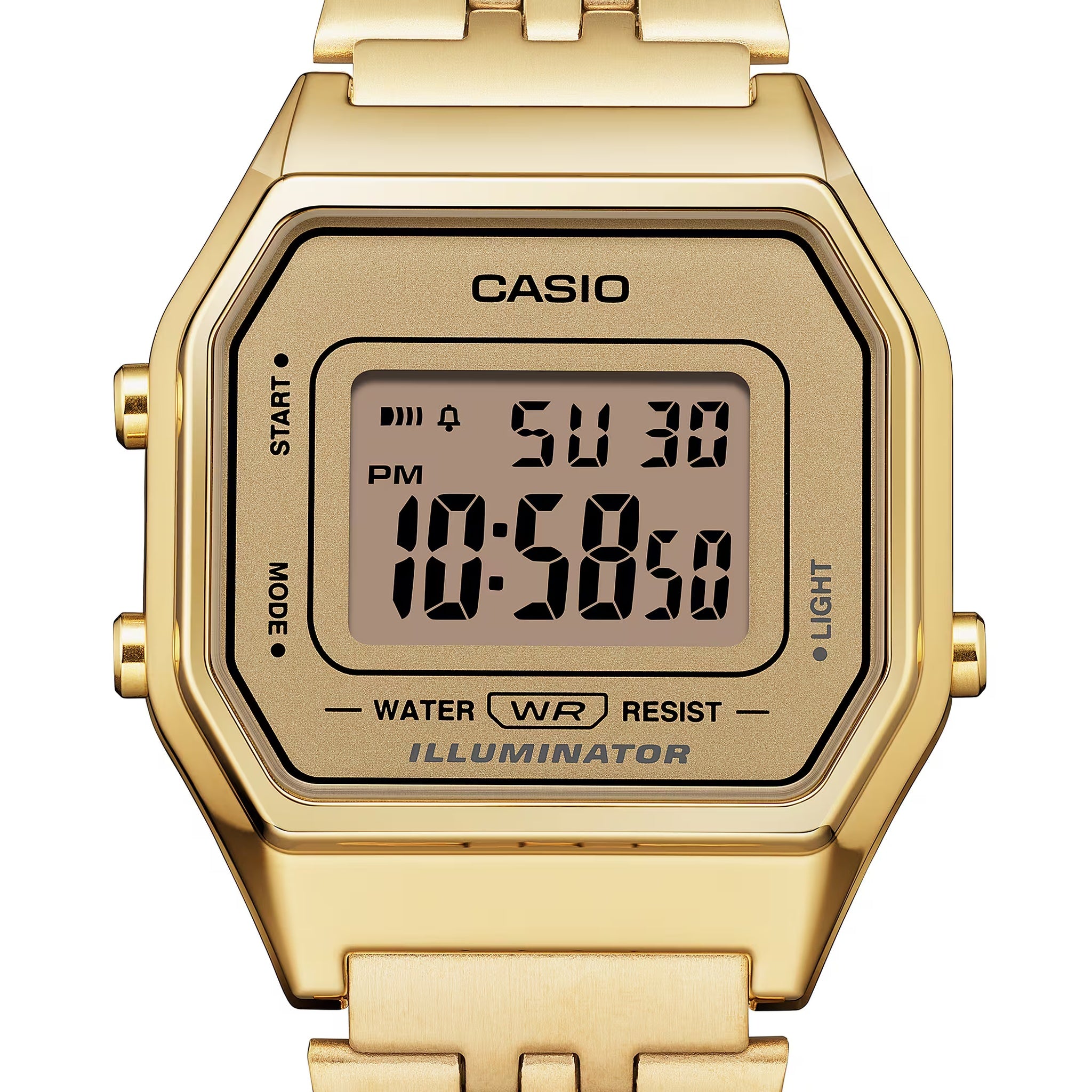 Casio Women's Vintage Watch LA680WGA-9D Quartz Digital Gold