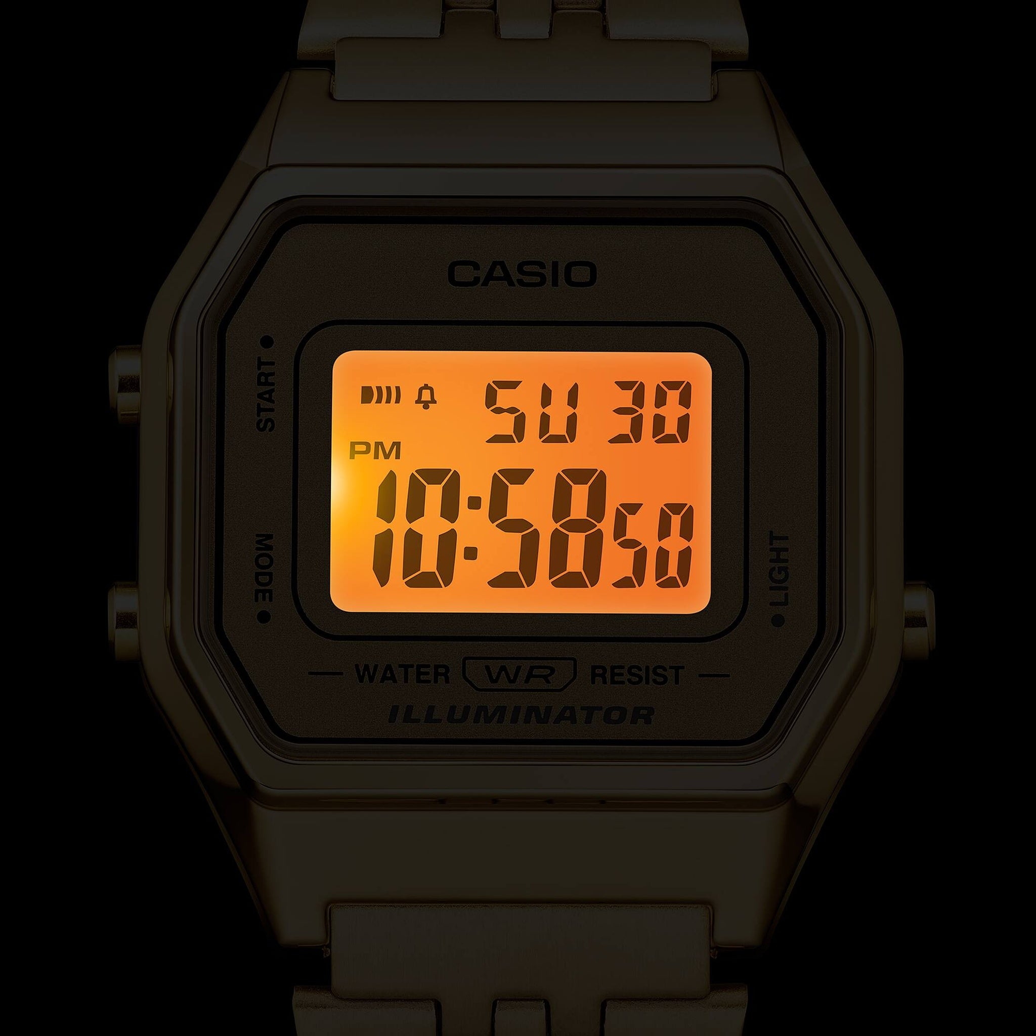 Casio Women's Vintage Watch LA680WGA-9D Quartz Digital Gold