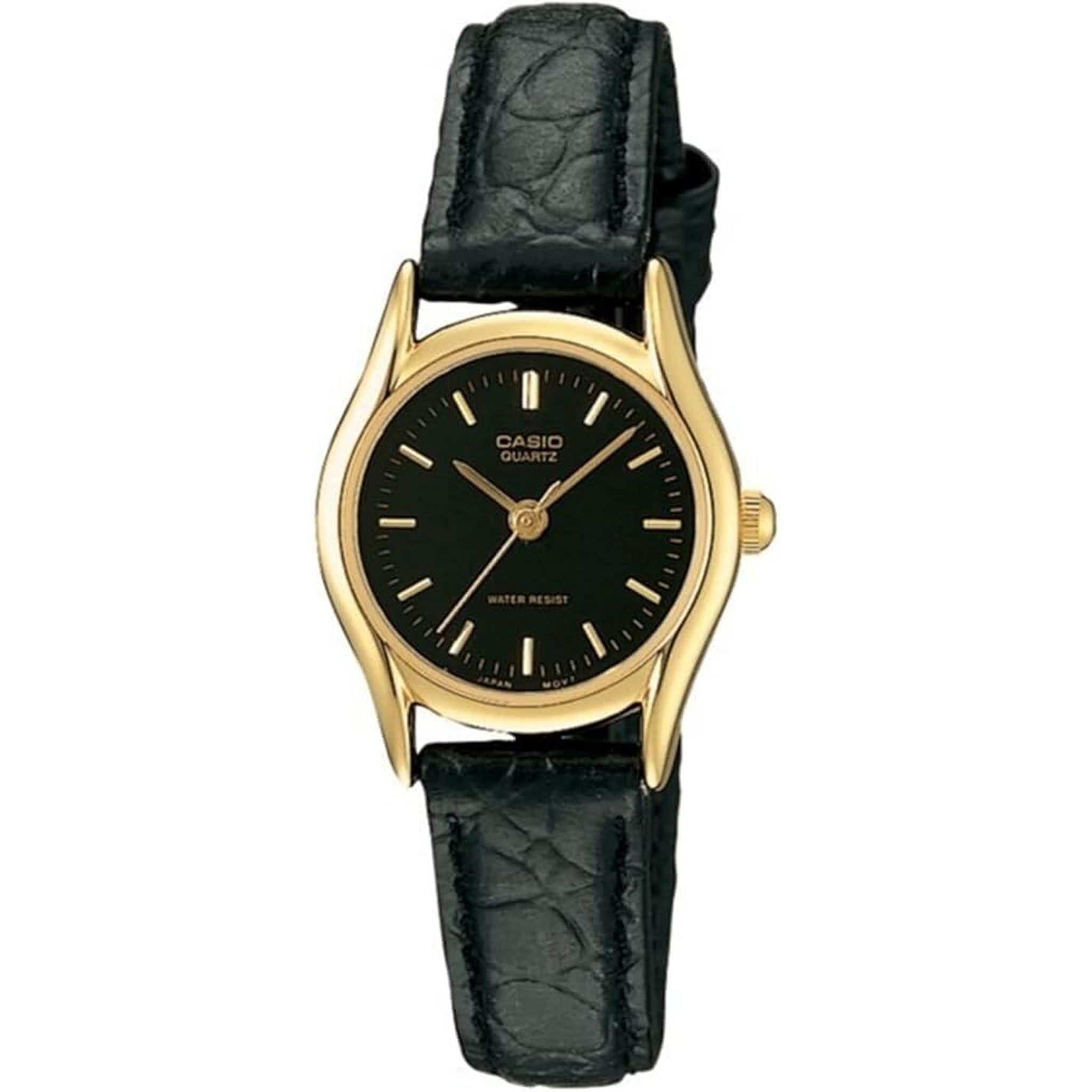 Montre Casio Femme LTP-1094Q-1A Quartz Analogique Doré Noir
