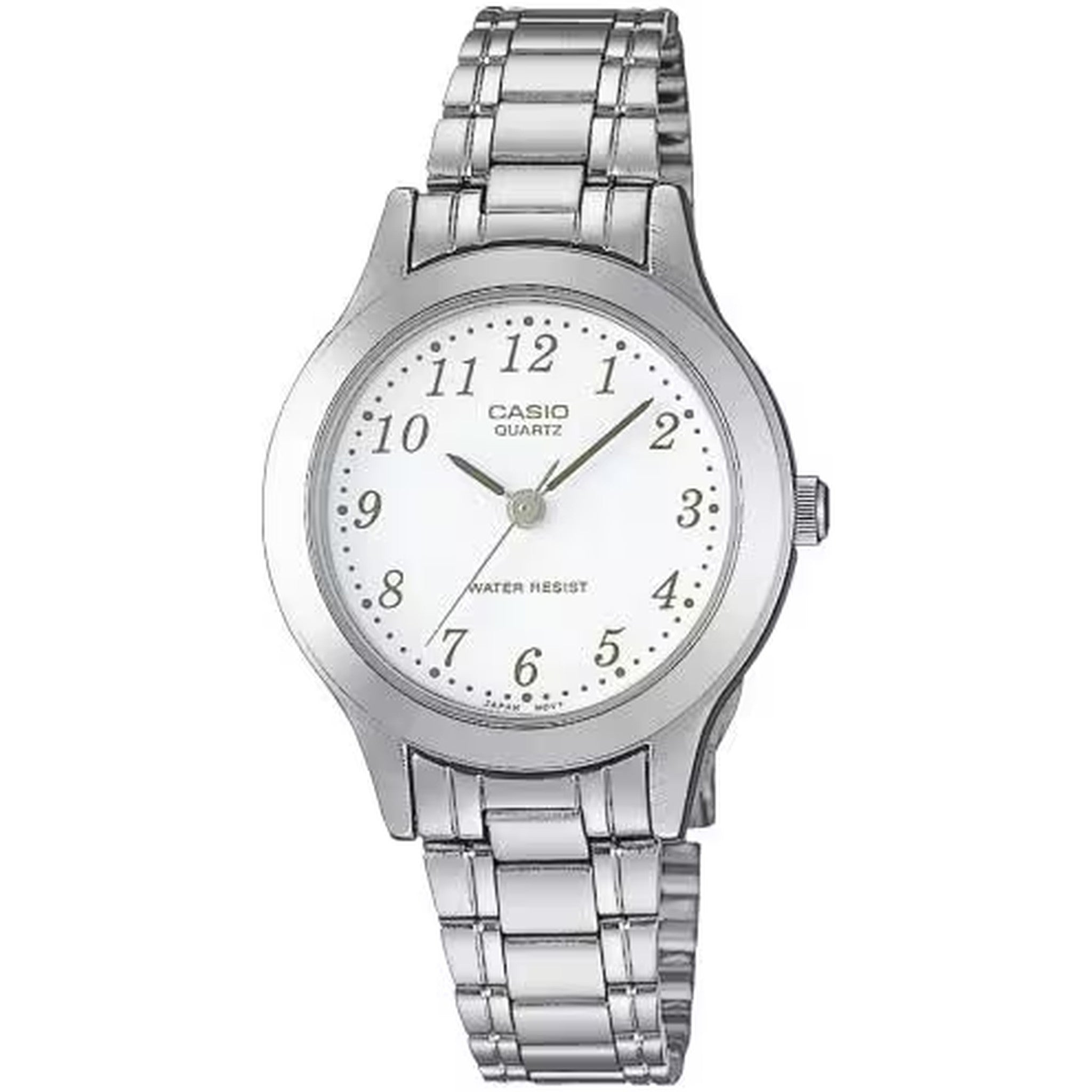 Montre Casio Femme LTP-1128A-7B Quartz Analogique Argent Blanc