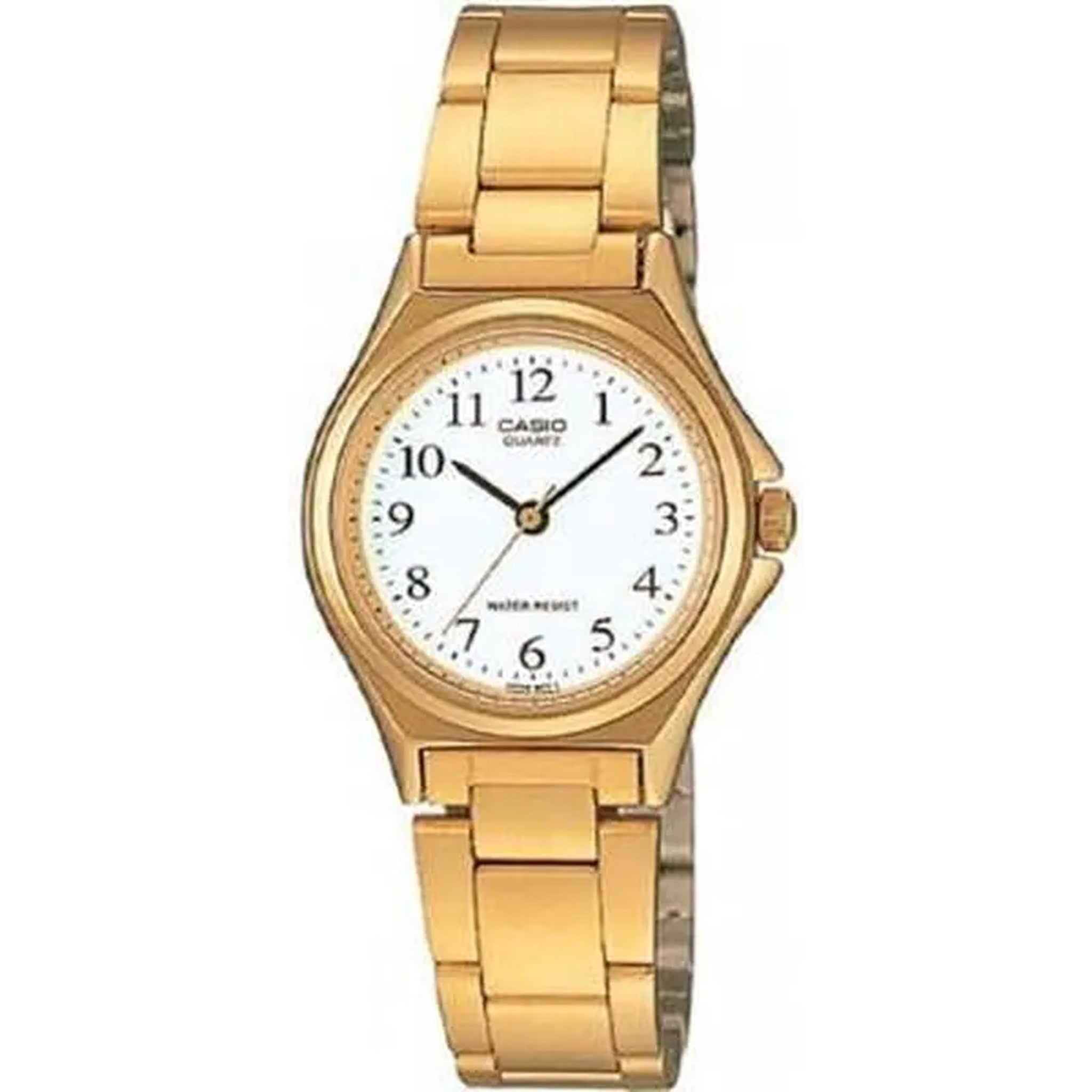 Montre Casio Femme LTP-1130N-7B Quartz Analogique Doré Blanc