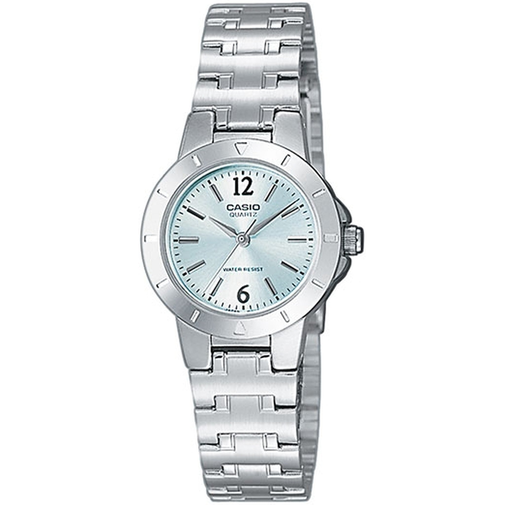 Montre Casio Femme LTP-1177A-3A Quartz Analogique Argent Vert