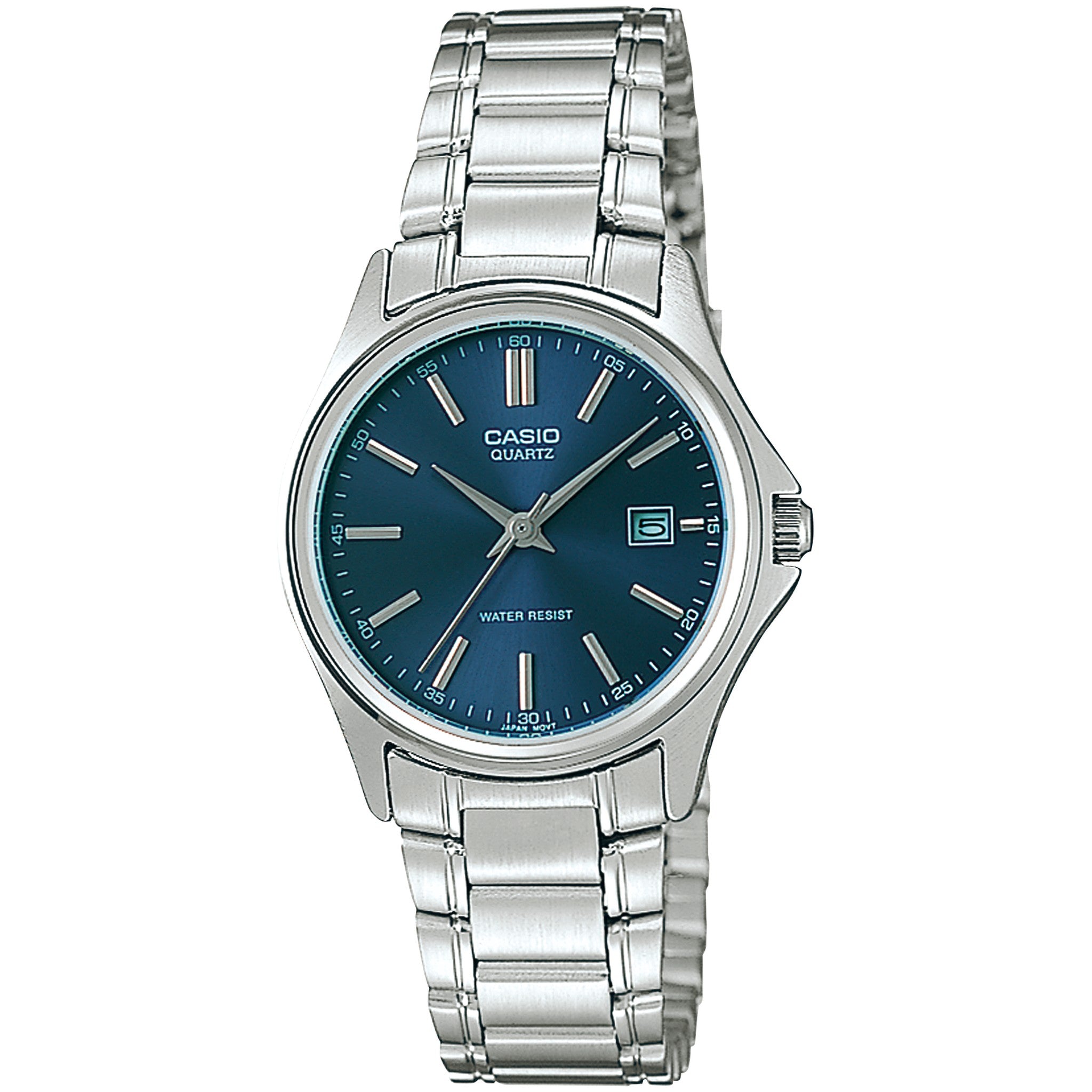 Montre Casio Femme LTP-1183A-2A Quartz Analogique Argent Bleu
