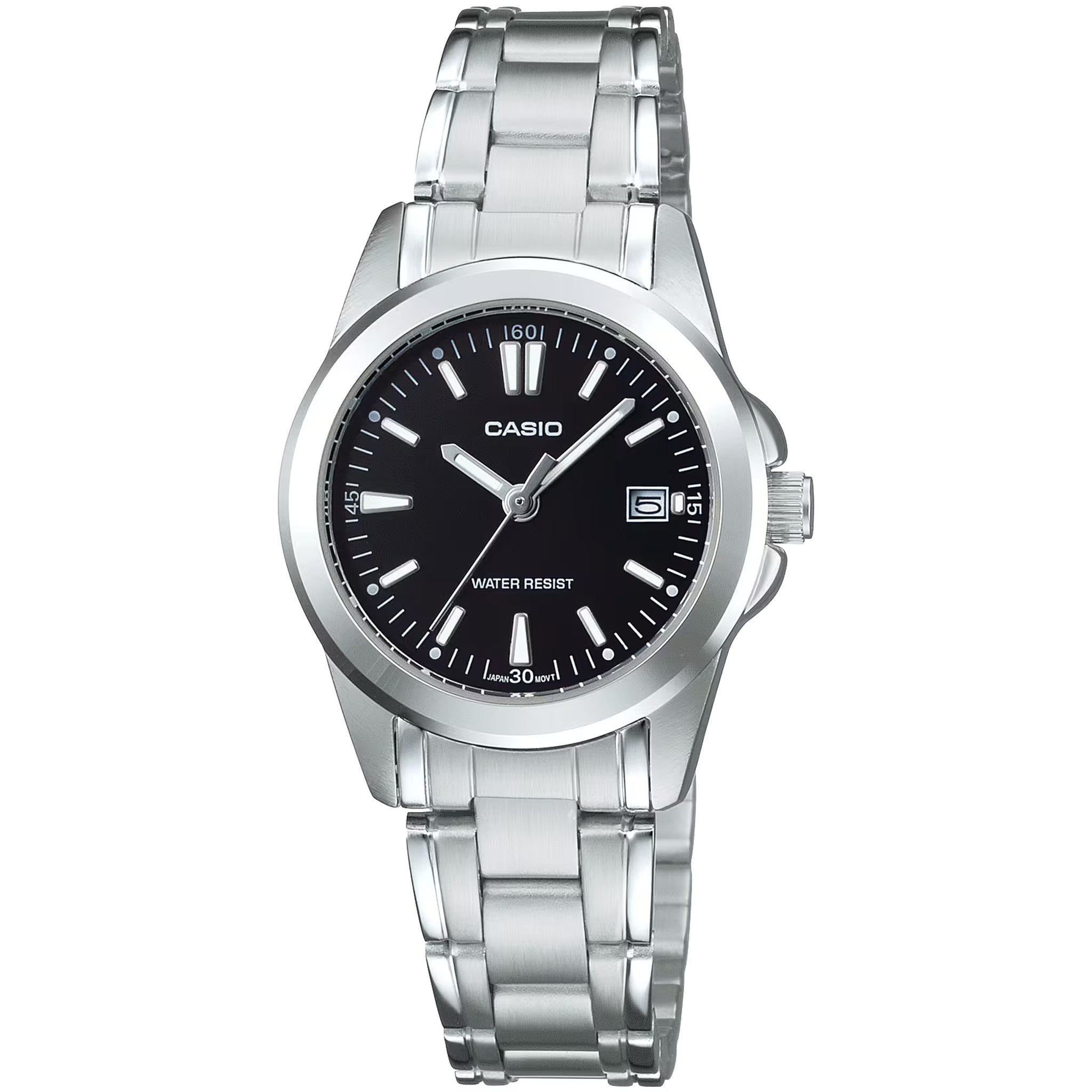 Montre Casio Femme LTP-1215A-1A2 Quartz Analogique Argent Noir
