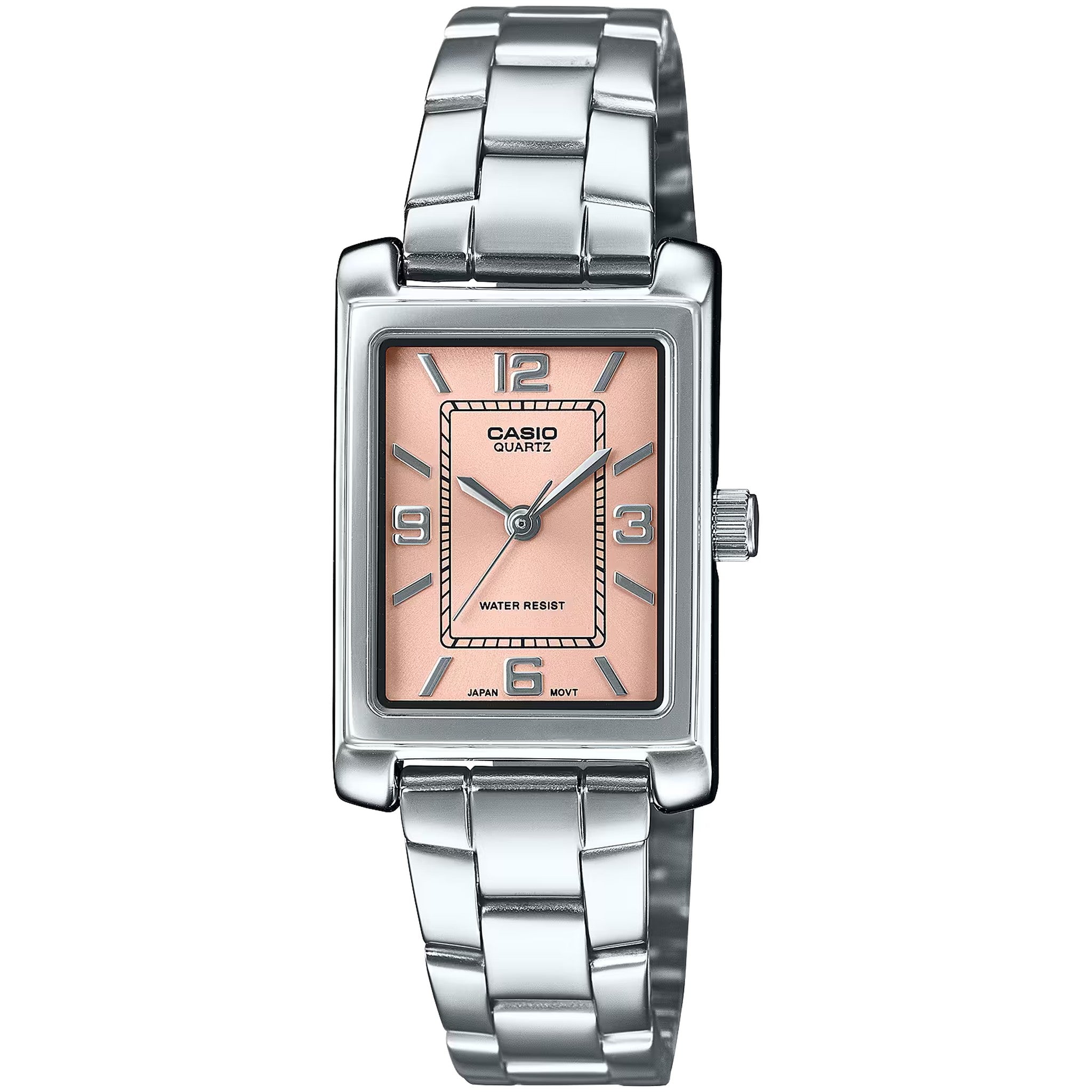 Montre Casio Femme LTP-1234DD-4A Quartz Analogique Argent Rose
