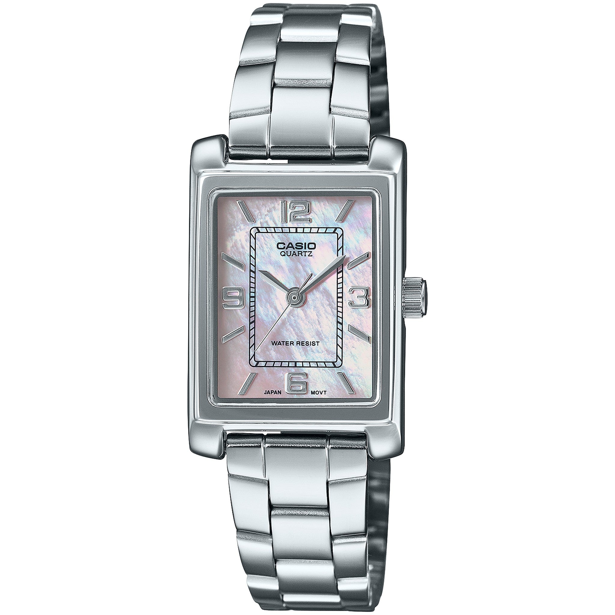 Montre Casio Femme LTP-1234DS-4A Quartz Analogique Argent Rose