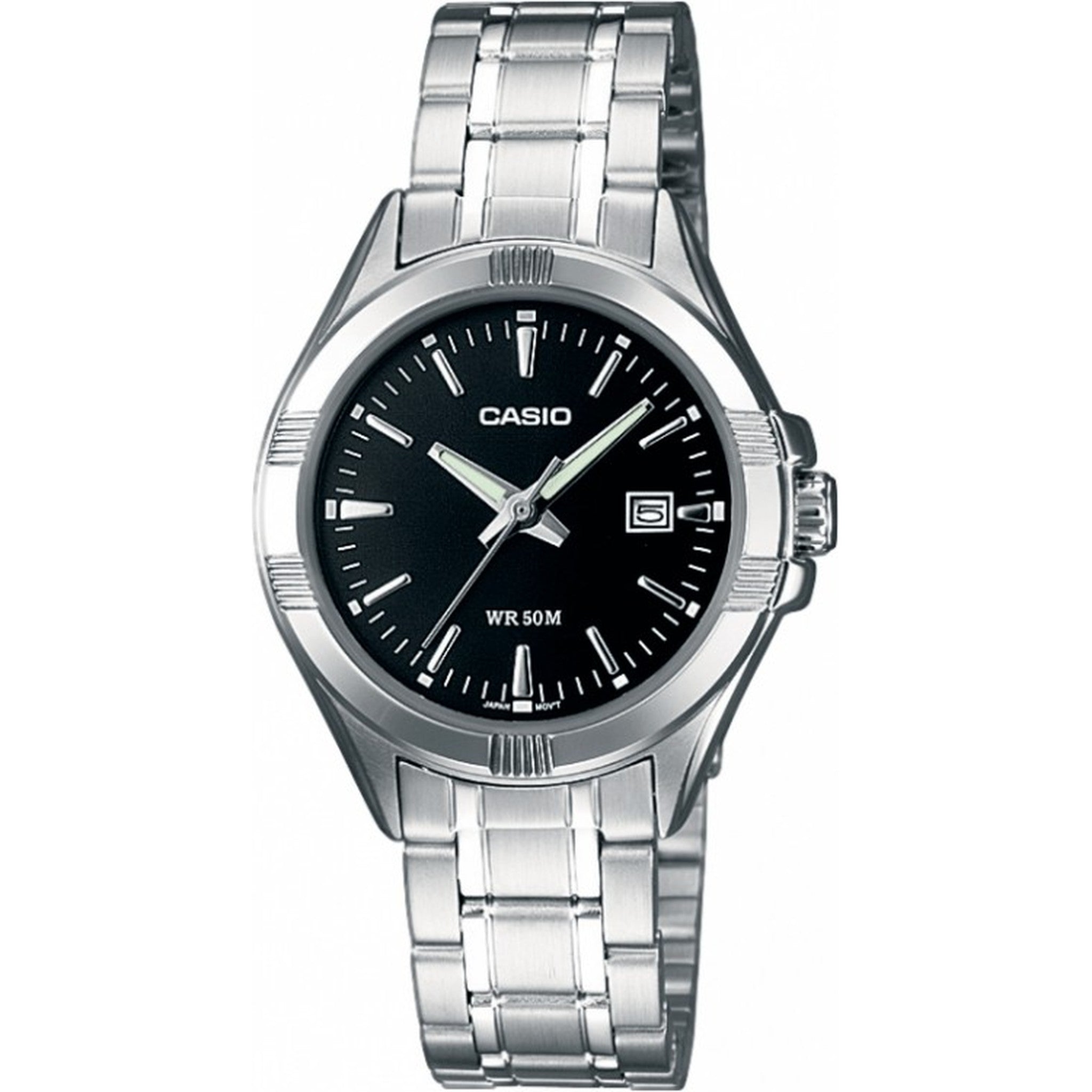 Casio Women's Watch LTP-1308D-1A Quartz Analog Silver Black