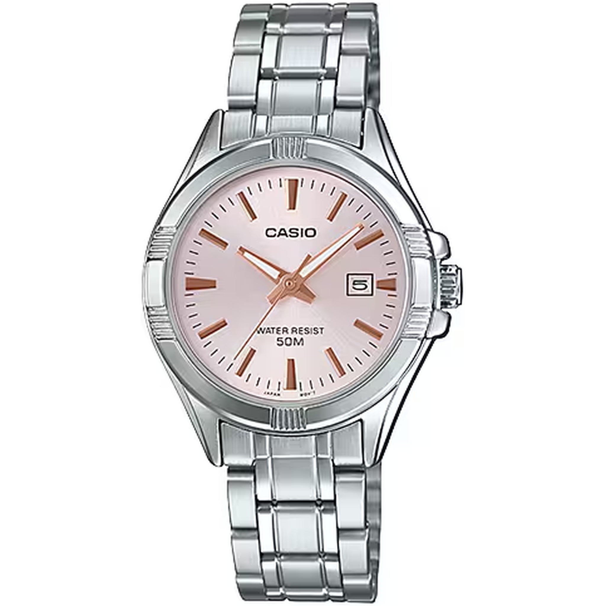 Montre Casio Femme LTP-1308D-4A Quartz Analogique Argent Rose