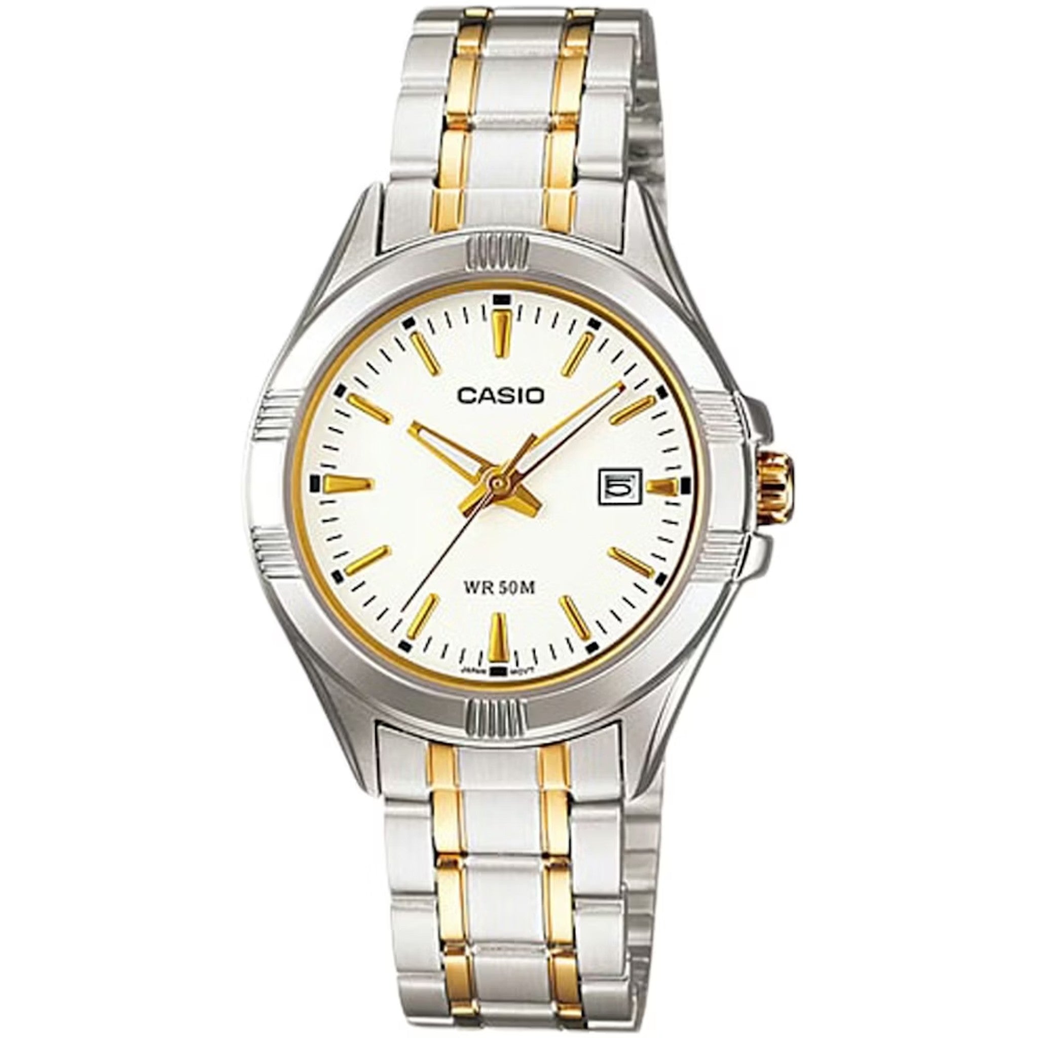 Montre Casio Femme LTP-1308SG-7A Quartz Analogique Argent Blanc