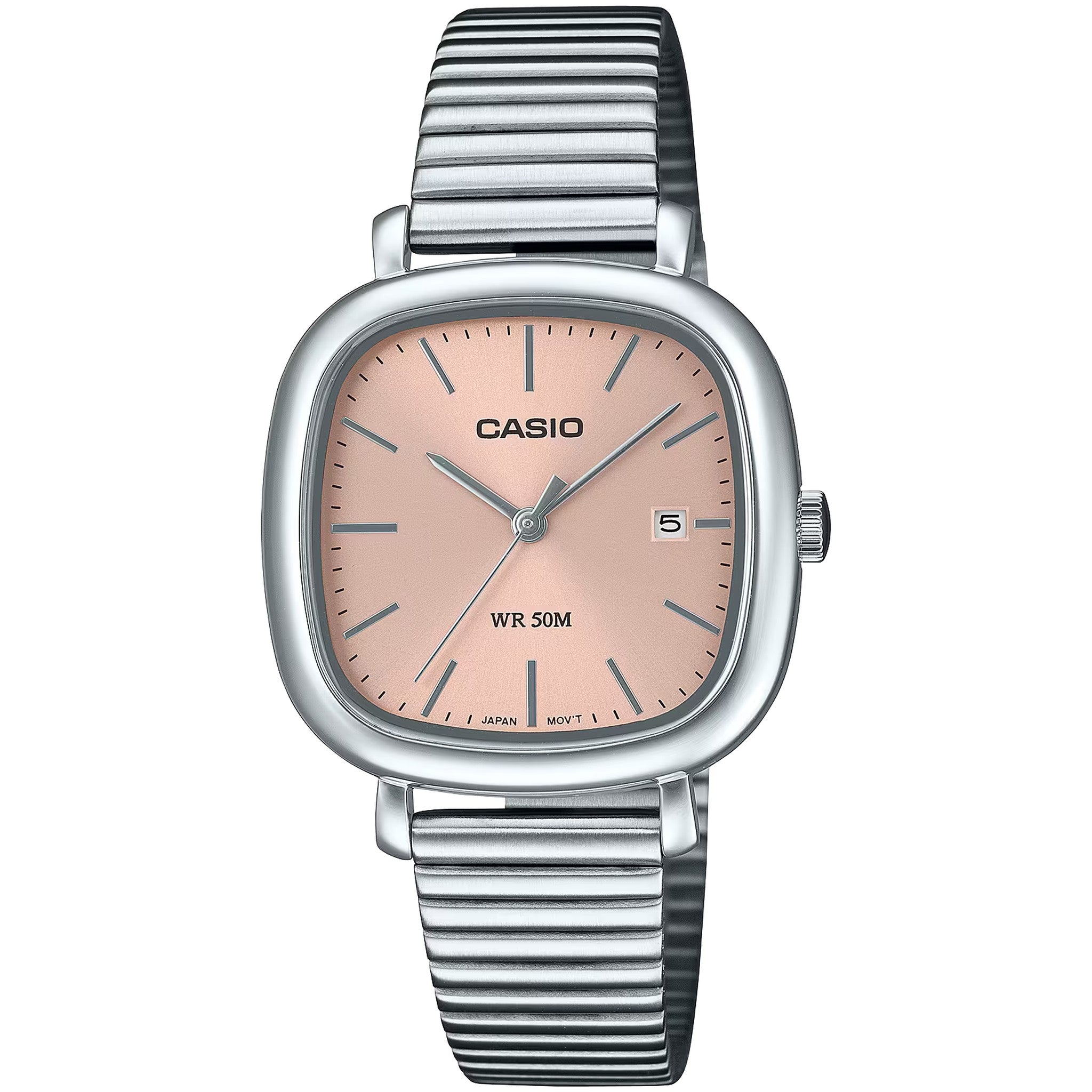 Montre Casio Femme LTP-B166D-4A Quartz Analogique Argent Rose