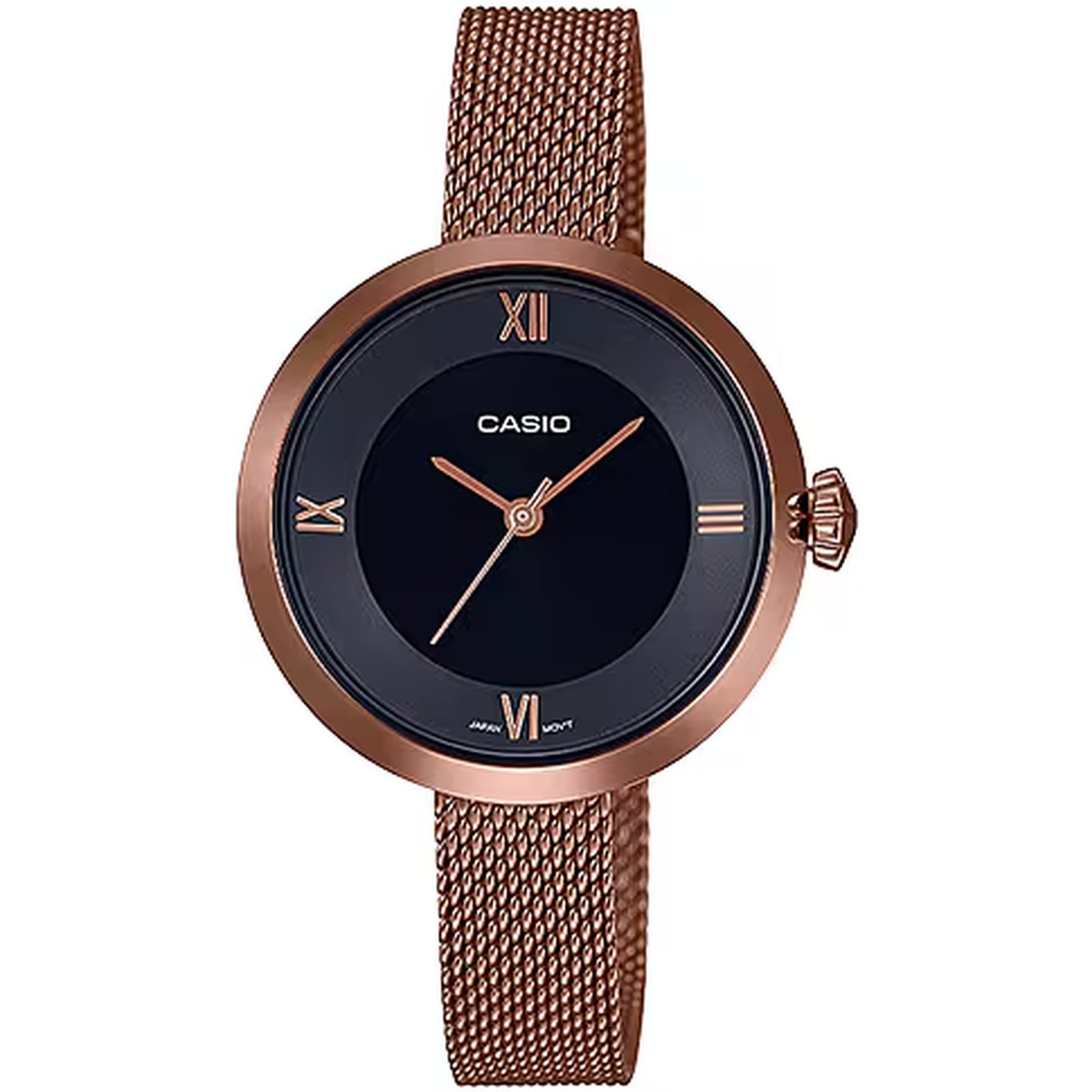 Montre Casio Femme LTP-E154MR-1A Quartz Analogique Rose Noir